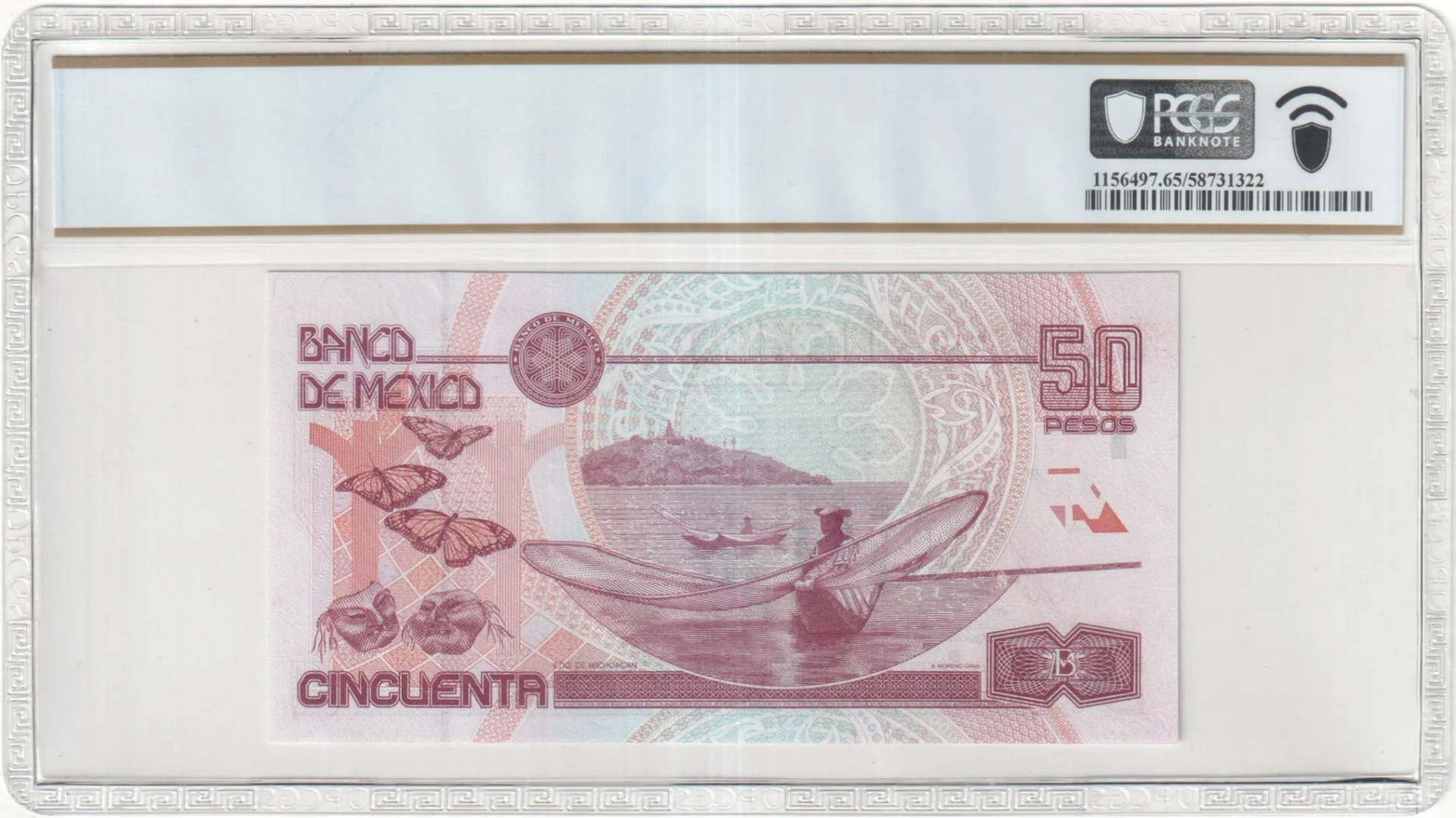 Banco De Mexico Mexican Currency Banco De Mexico 50 Pesos 1994 M4680a P107a PCGS Gem UNC65 PPQ f_35786 Banco De Mexico 50 Pesos 1994 M4680a P107a PCGS Gem UNC65 PPQ f_35786Banco De Mexico 50 Pesos 1994 M4680a P107a PCGS Gem UNC65 PPQ f_35786 - Image 2