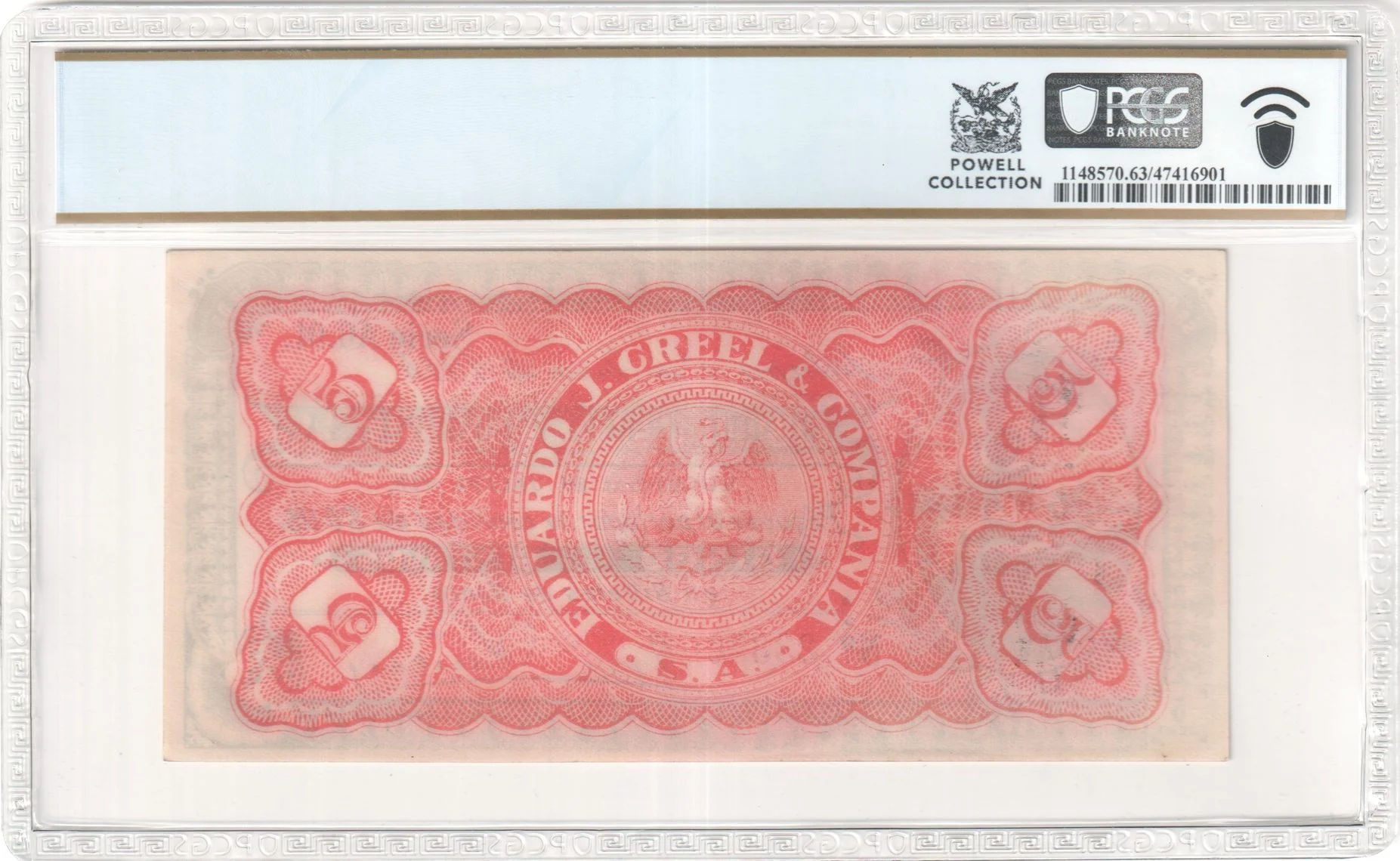 Mexican Currency Revolutionary Currency Revolutionary Currency 5 Centavos 1914 Veracruz M4017 PCGS Ch UNC63 f_35846 Revolutionary Currency 5 Centavos 1914 Veracruz M4017 PCGS Ch UNC63 f_35846Revolutionary Currency 5 Centavos 1914 Veracruz M4017 PCGS Ch UNC63 f_35846 - Image 2