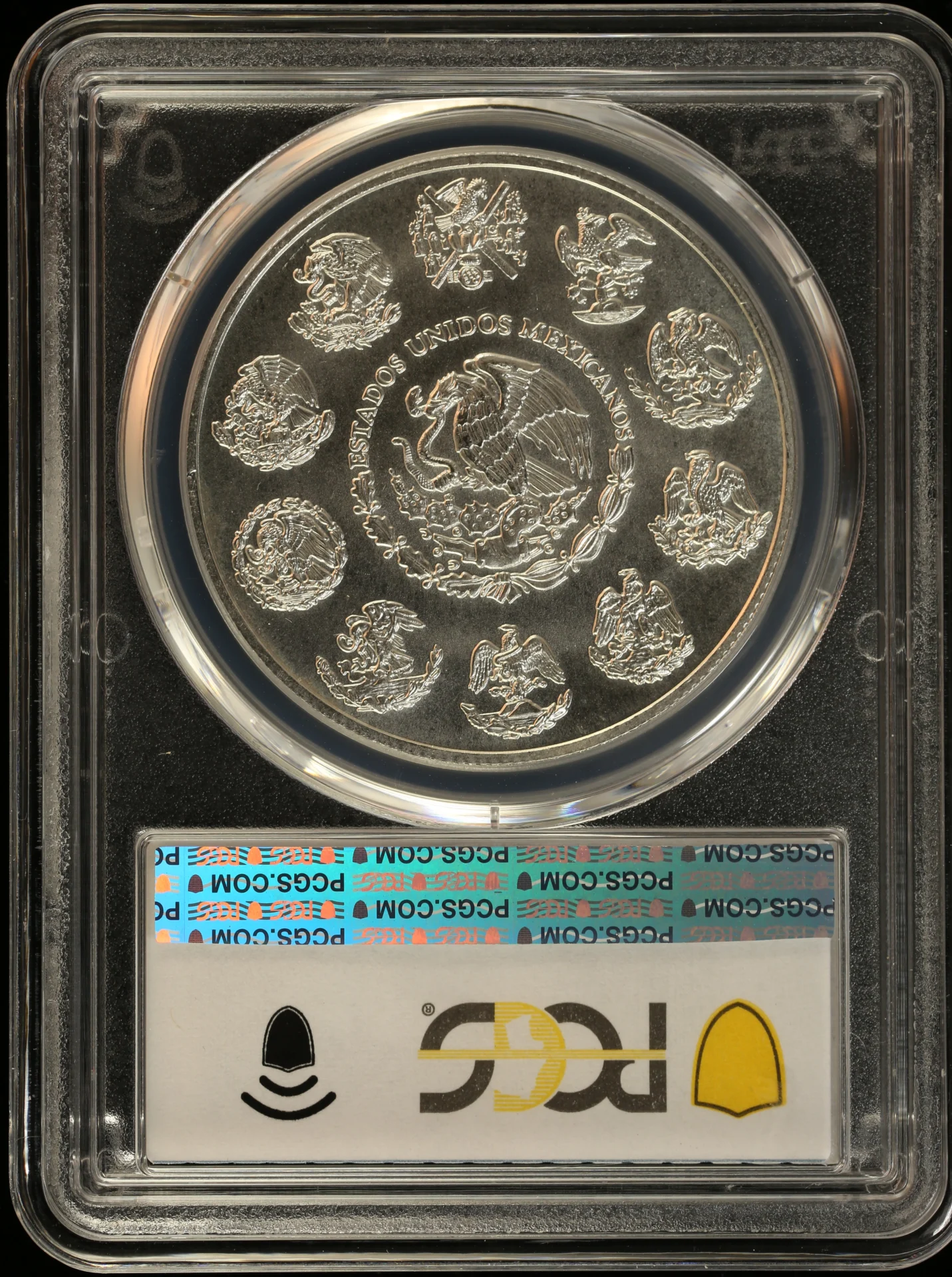 5 Peso Mexican Coins Modern Silver & Minors Modern Silver & Minors 5 Peso 2001 Mo KM-654 PCGS MS68 0163238 Modern Silver & Minors 5 Peso 2001 Mo KM-654 PCGS MS68 0163238Modern Silver & Minors 5 Peso 2001 Mo KM-654 PCGS MS68 0163238 - Image 2