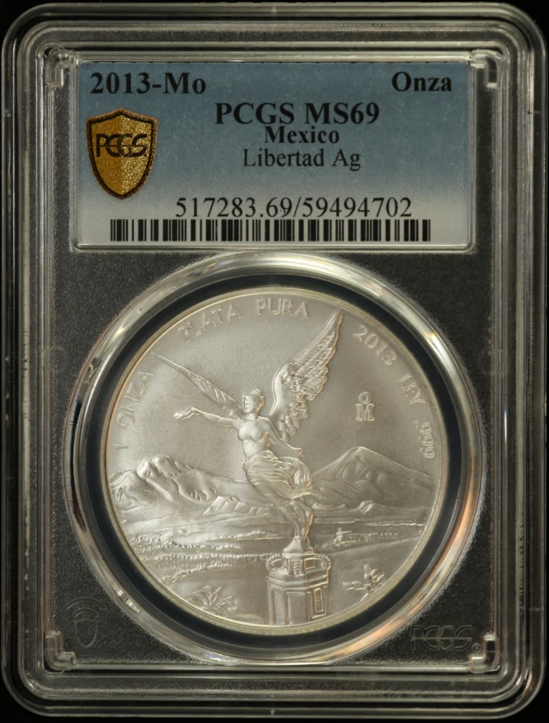 Mexican Coins Modern Silver & Minors Onza Modern Silver & Minors Onza 2013 Mo PCGS MS69 0163150 Modern Silver & Minors Onza 2013 Mo PCGS MS69 0163150