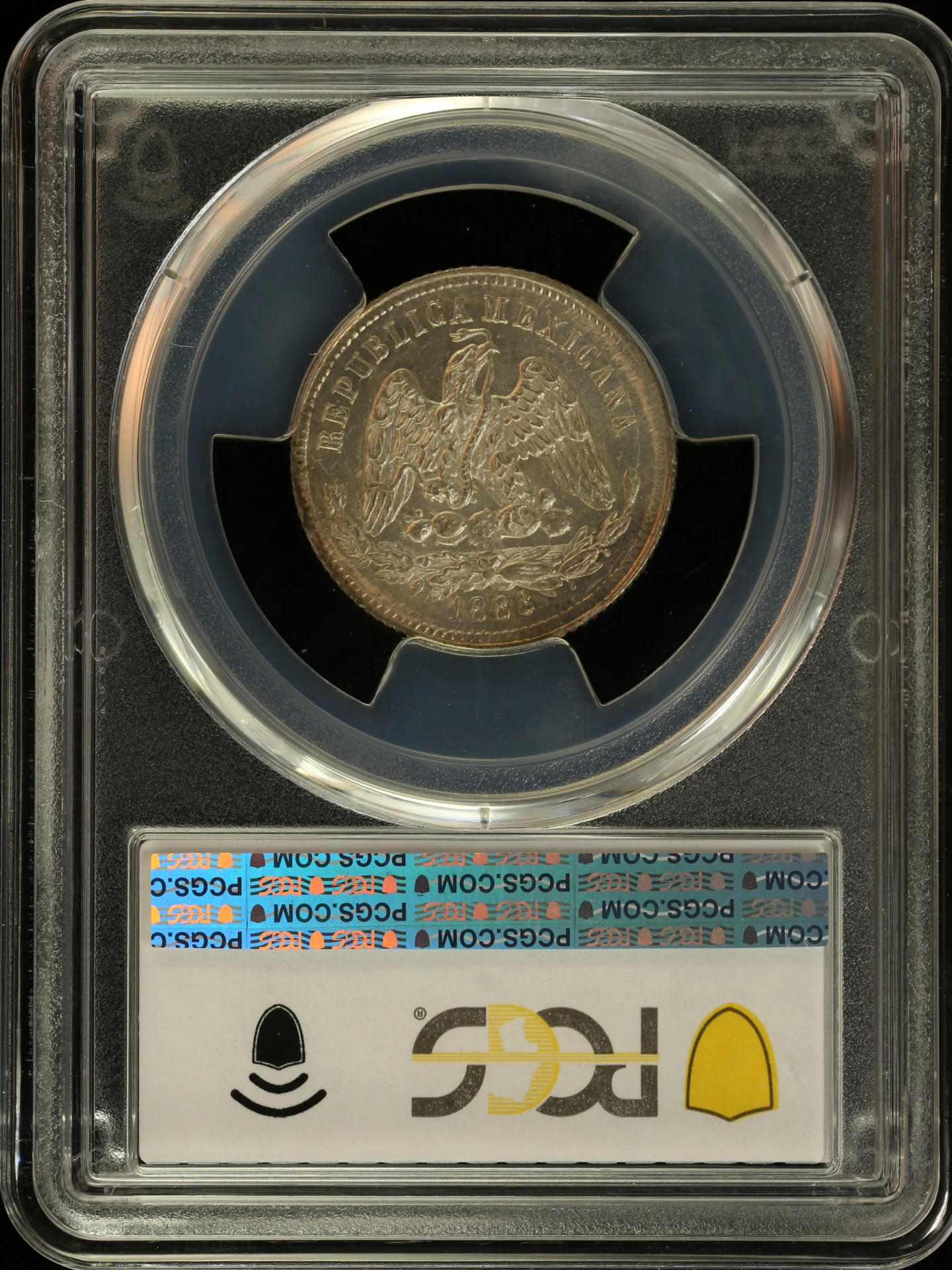 Mexican Coins Republic Silver & Minors Republic Silver & Minors 25 Centavo 1888 Mo M PCGS MS63 0163252 Republic Silver & Minors 25 Centavo 1888 Mo M PCGS MS63 0163252Republic Silver & Minors 25 Centavo 1888 Mo M PCGS MS63 0163252 - Image 2