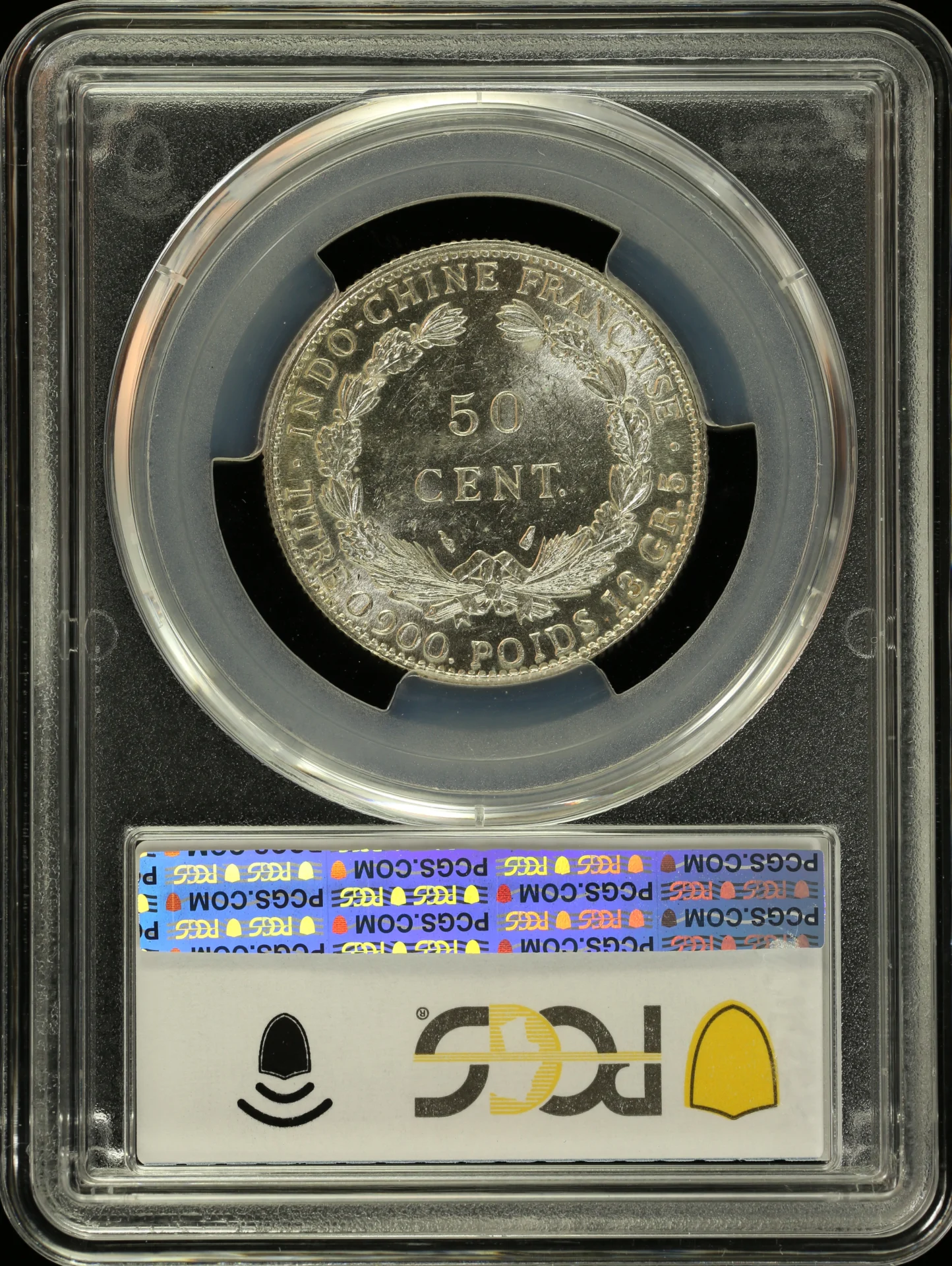 Asia French Indo-China World Coins French Indo-China 50 Cent 1836 PCGS MS63 Lec-261 0163120 French Indo-China 50 Cent 1836 PCGS MS63 Lec-261 0163120French Indo-China 50 Cent 1836 PCGS MS63 Lec-261 0163120 - Image 2
