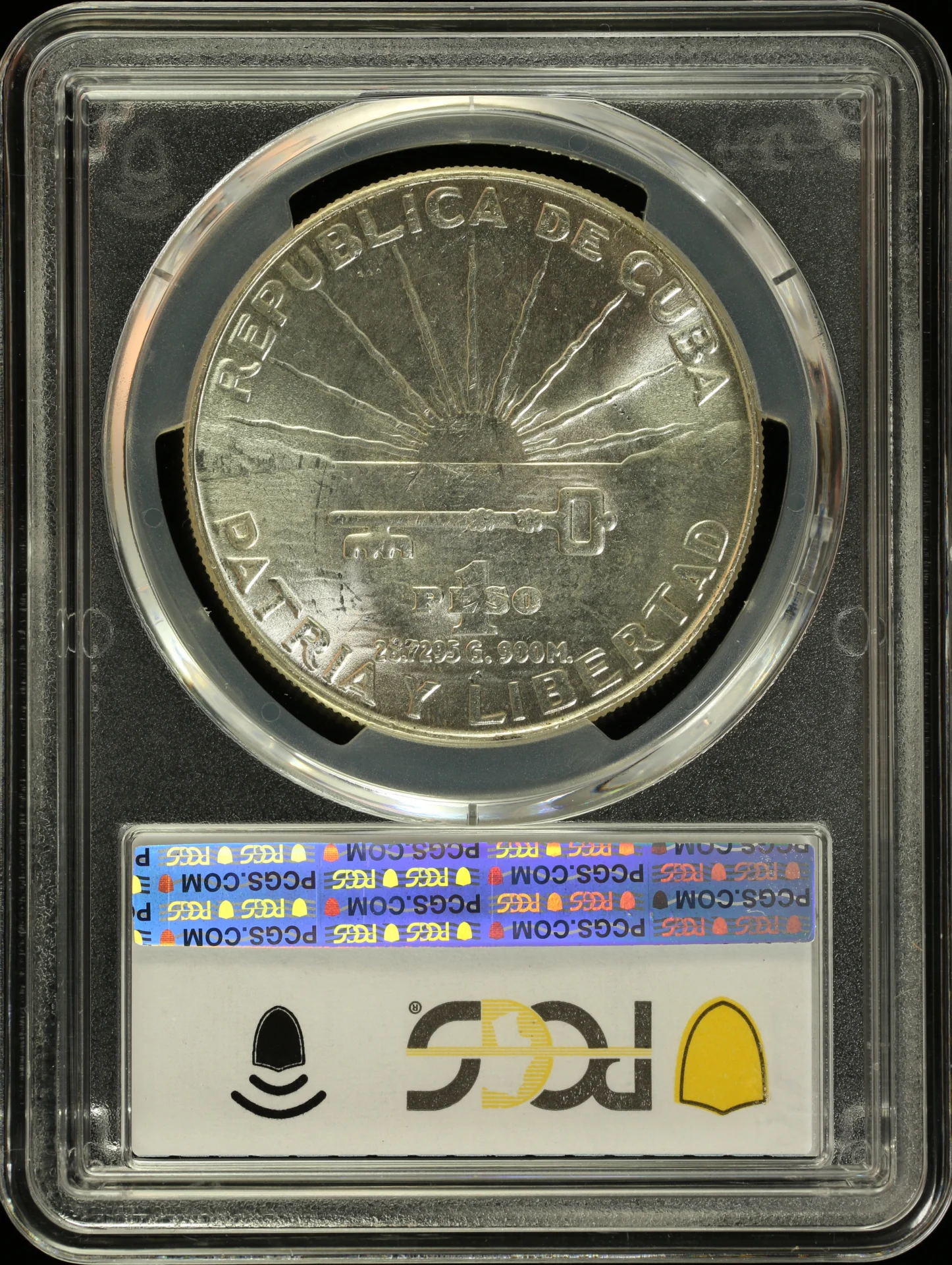Cuba Latin American Coins Cuba Peso 1953 PCGS MS63 KM-29 0163125 Cuba Peso 1953 PCGS MS63 KM-29 0163125Cuba Peso 1953 PCGS MS63 KM-29 0163125 - Image 2