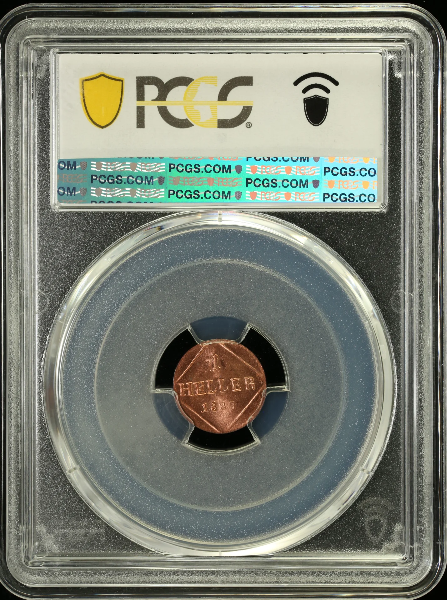 Europe Germany World Coins Germany Heller 1829 Bavaria KM-679 PCGS MS66RD 0163310 Germany Heller 1829 Bavaria KM-679 PCGS MS66RD 0163310Germany Heller 1829 Bavaria KM-679 PCGS MS66RD 0163310 - Image 2