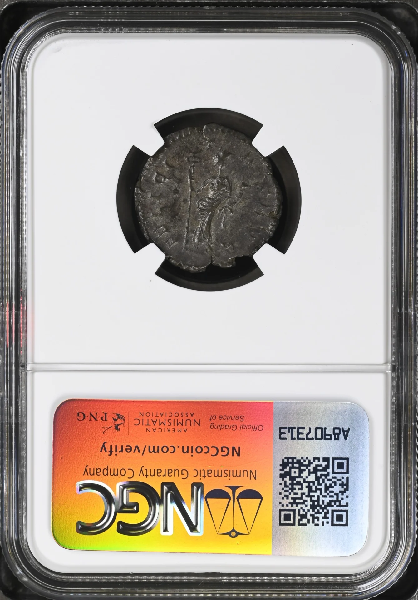 Ancient Coins Roman Imperial Roman Imperial Postumus 260-269 BC BI Double-Denarius NGC AU 0163824 Roman Imperial Postumus 260-269 BC BI Double-Denarius NGC AU 0163824Roman Imperial Postumus 260-269 BC BI Double-Denarius NGC AU 0163824 - Image 2