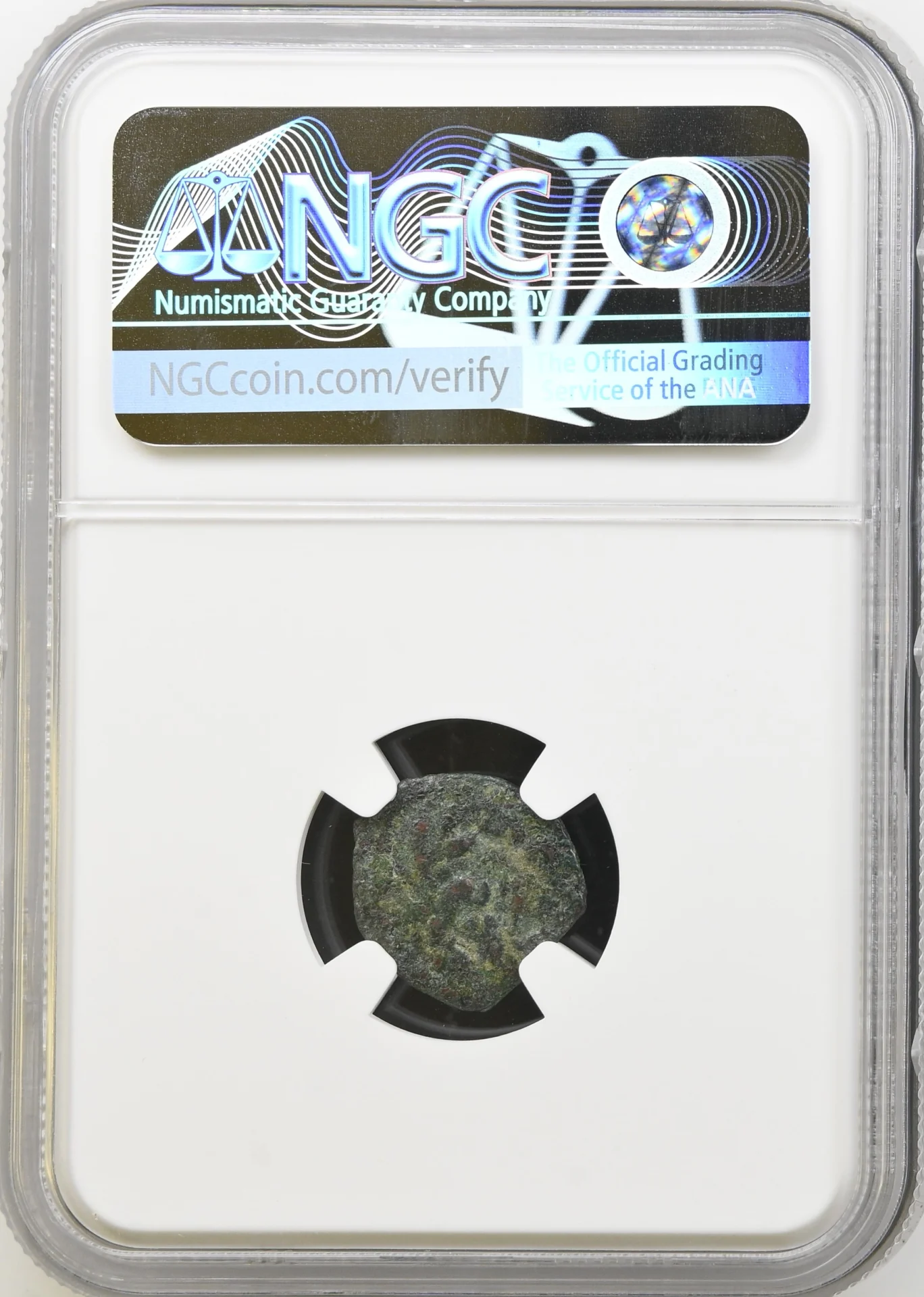Ancient Coins Greek Judaea Judaea Pontius Pilate 26-36 AD AE Prutah NGC F 0163855 Judaea Pontius Pilate 26-36 AD AE Prutah NGC F 0163855Judaea Pontius Pilate 26-36 AD AE Prutah NGC F 0163855 - Image 2