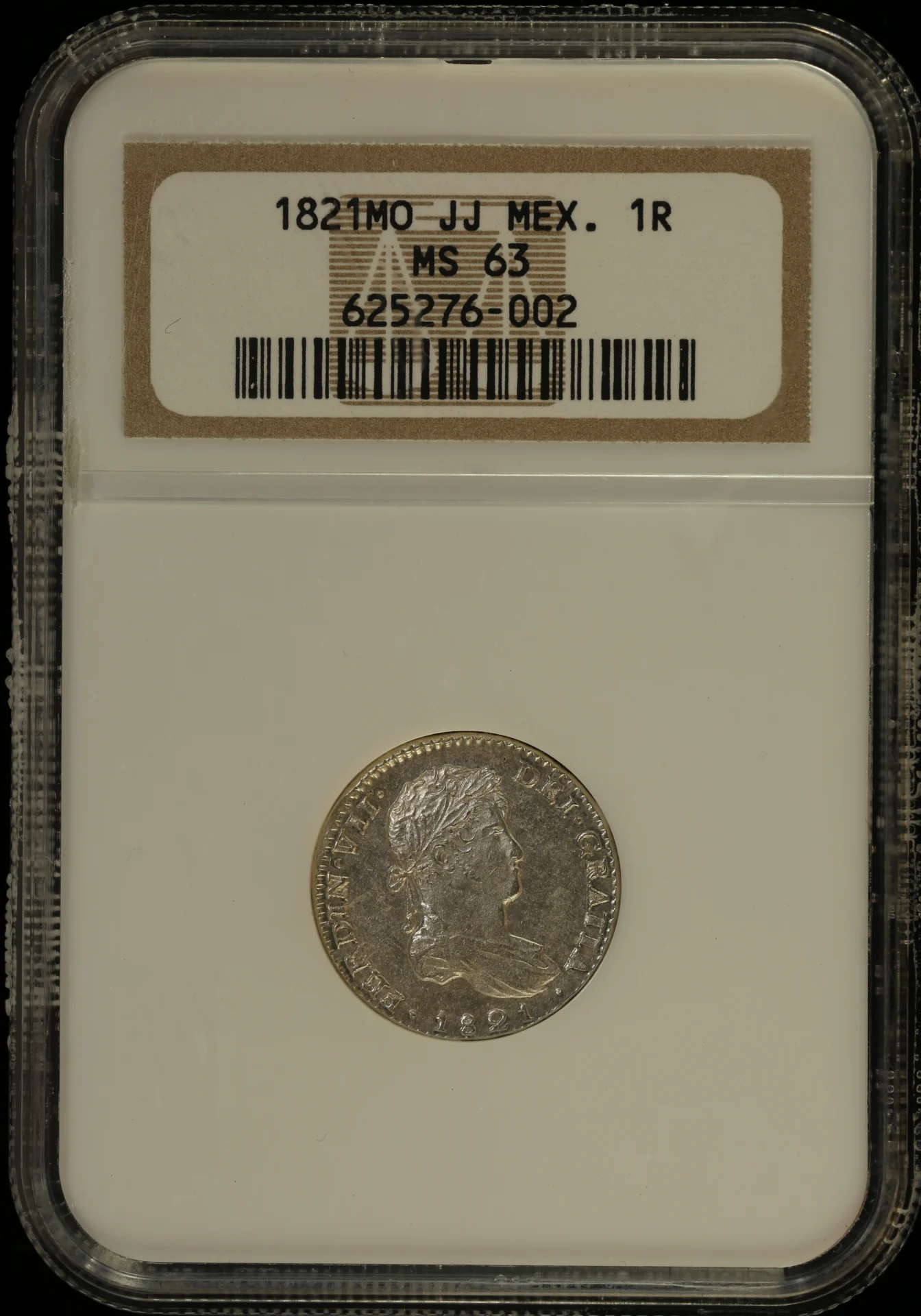 Colonial Silver & Minors Mexican Coins Colonial Silver & Minors Real 1821 Mo JJ NGC MS63 0163436 Colonial Silver & Minors Real 1821 Mo JJ NGC MS63 0163436Colonial Silver & Minors Real 1821 Mo JJ NGC MS63 0163436