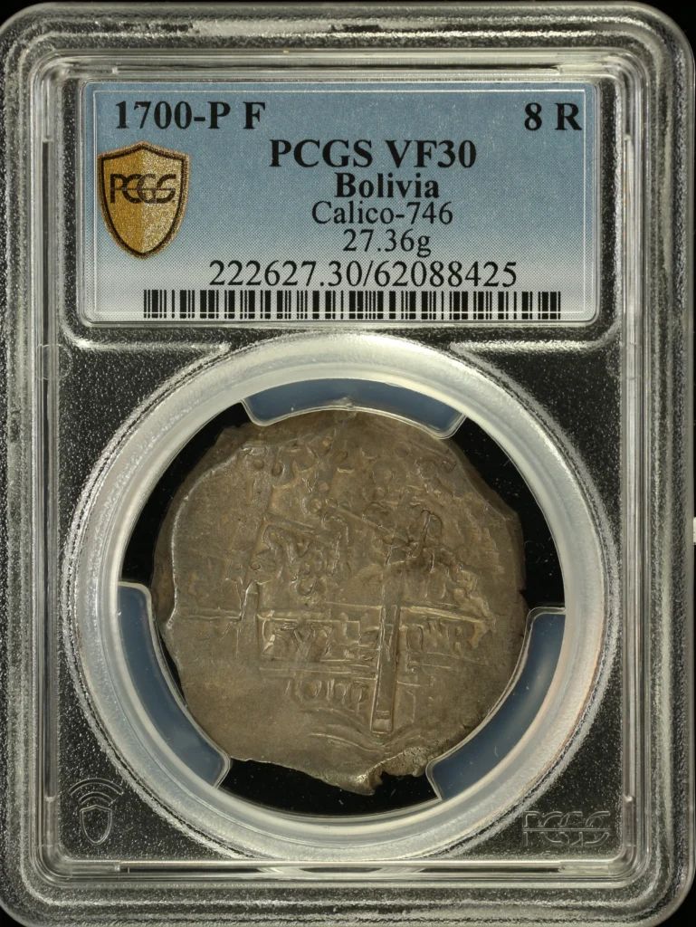 Bolivia 8 Reales 1700 P F Calico-746 PCGS VF30 0163866
