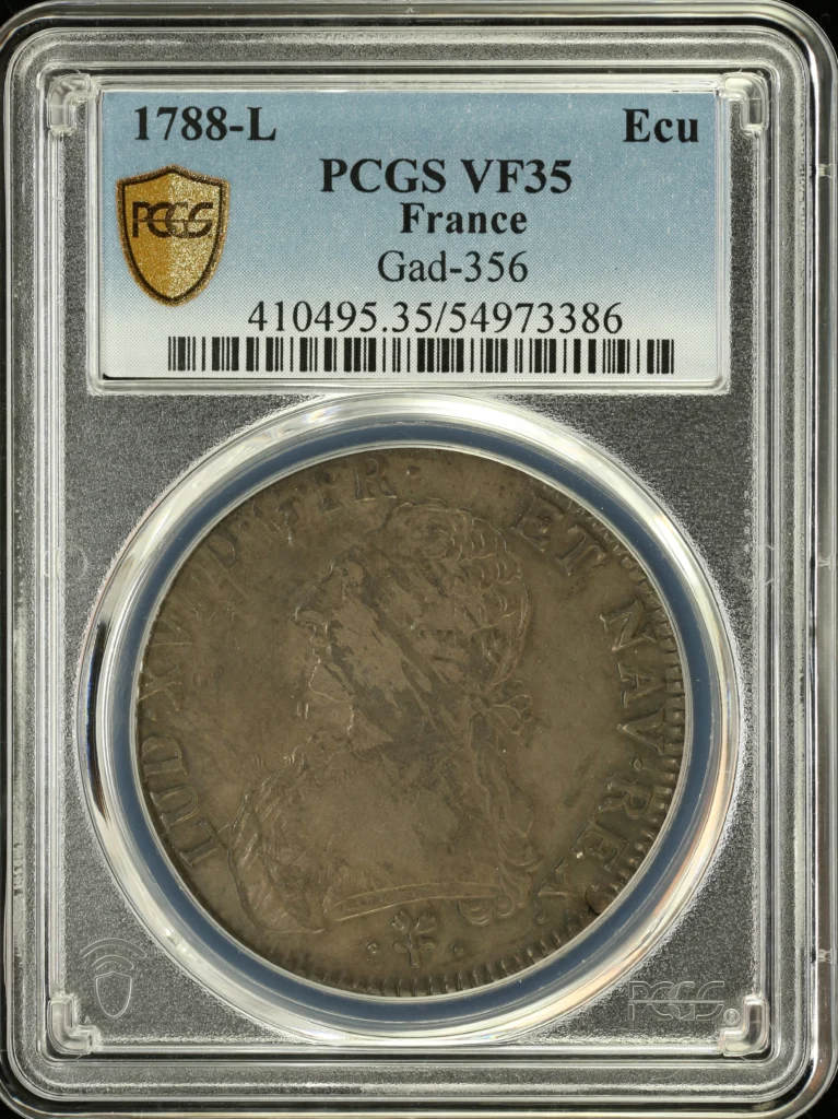 France Ecu 1788 L Gad-356 PCGS VF35 0163652
