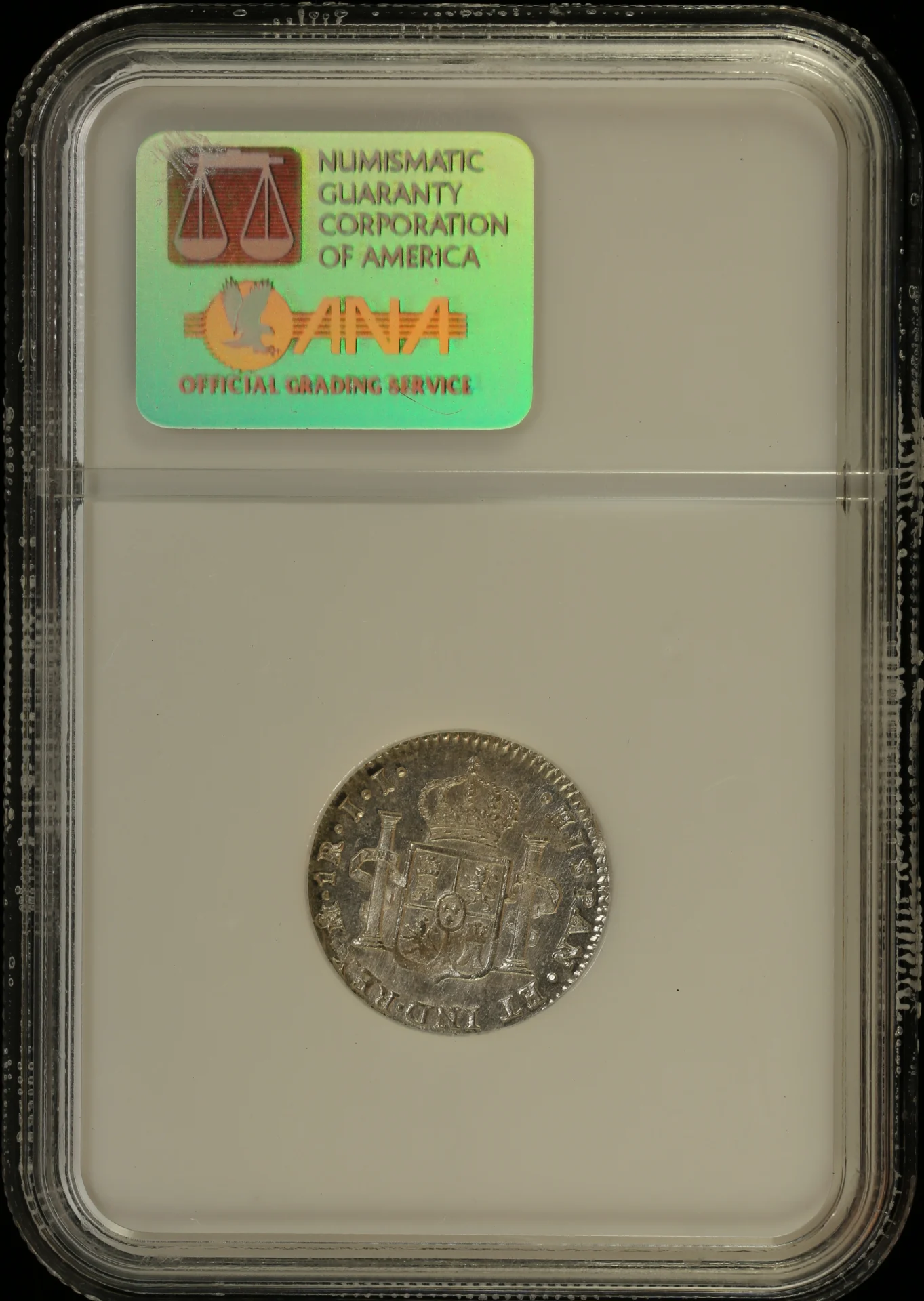 Colonial Silver & Minors Mexican Coins Colonial Silver & Minors Real 1821 Mo JJ NGC MS63 0163436 Colonial Silver & Minors Real 1821 Mo JJ NGC MS63 0163436Colonial Silver & Minors Real 1821 Mo JJ NGC MS63 0163436 - Image 2