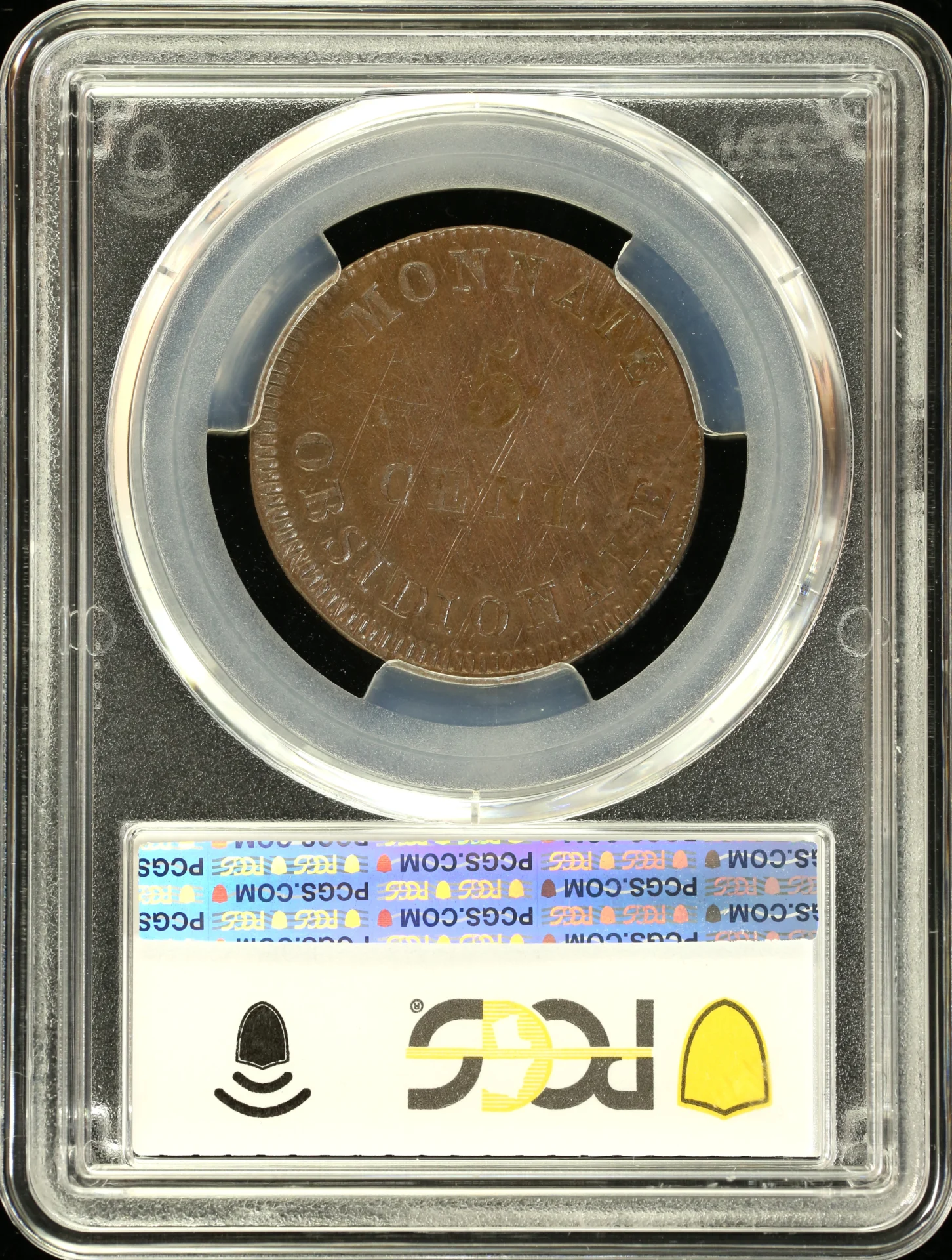 Belgium Europe World Coins Belgium 5 Cent 1814 Antwerp PCGS AU58 Gad-129b 0163389 Belgium 5 Cent 1814 Antwerp PCGS AU58 Gad-129b 0163389Belgium 5 Cent 1814 Antwerp PCGS AU58 Gad-129b 0163389 - Image 2