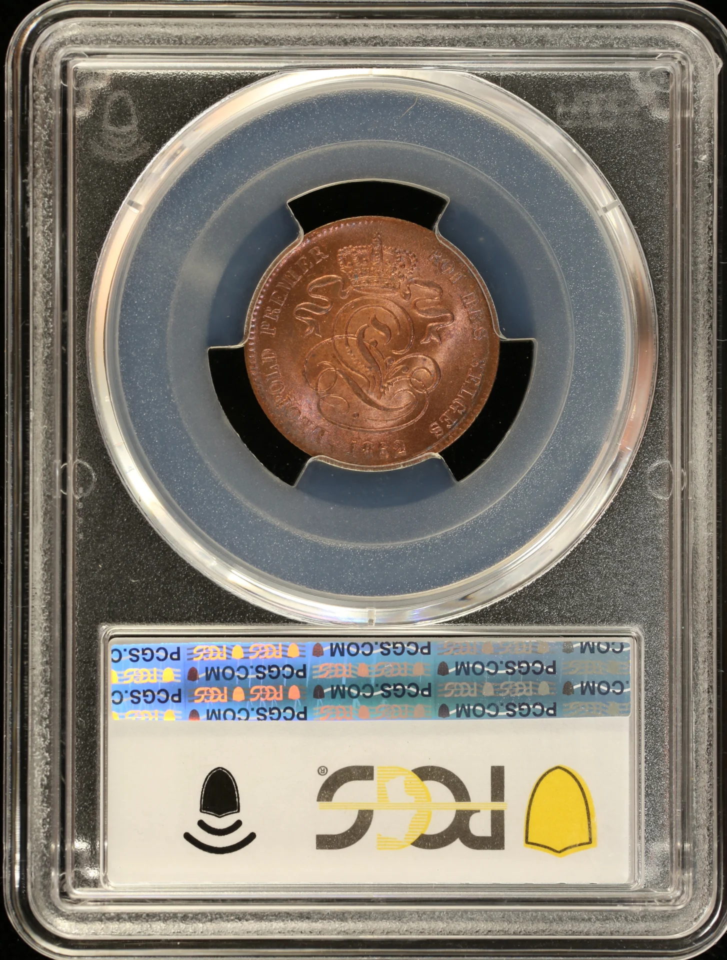 Belgium Europe World Coins Belgium 2 Centimes 1862 PCGS MS66RB 0163406 Belgium 2 Centimes 1862 PCGS MS66RB 0163406Belgium 2 Centimes 1862 PCGS MS66RB 0163406 - Image 2