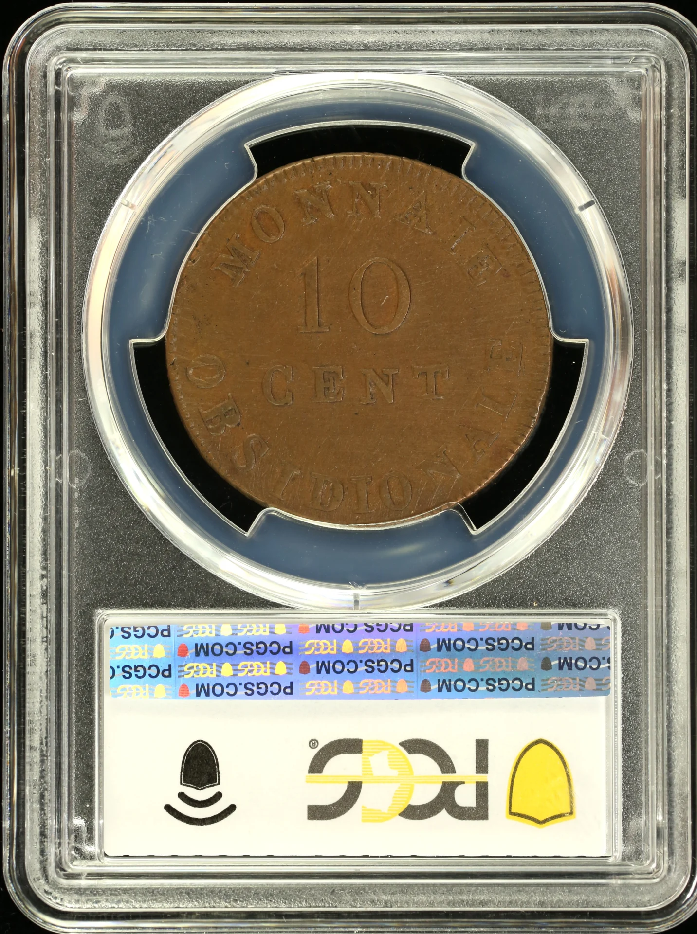 Belgium Europe World Coins Belgium 10 Cent 1814 R Antwerp PCGS AU58 0163381 Belgium 10 Cent 1814 R Antwerp PCGS AU58 0163381Belgium 10 Cent 1814 R Antwerp PCGS AU58 0163381 - Image 2