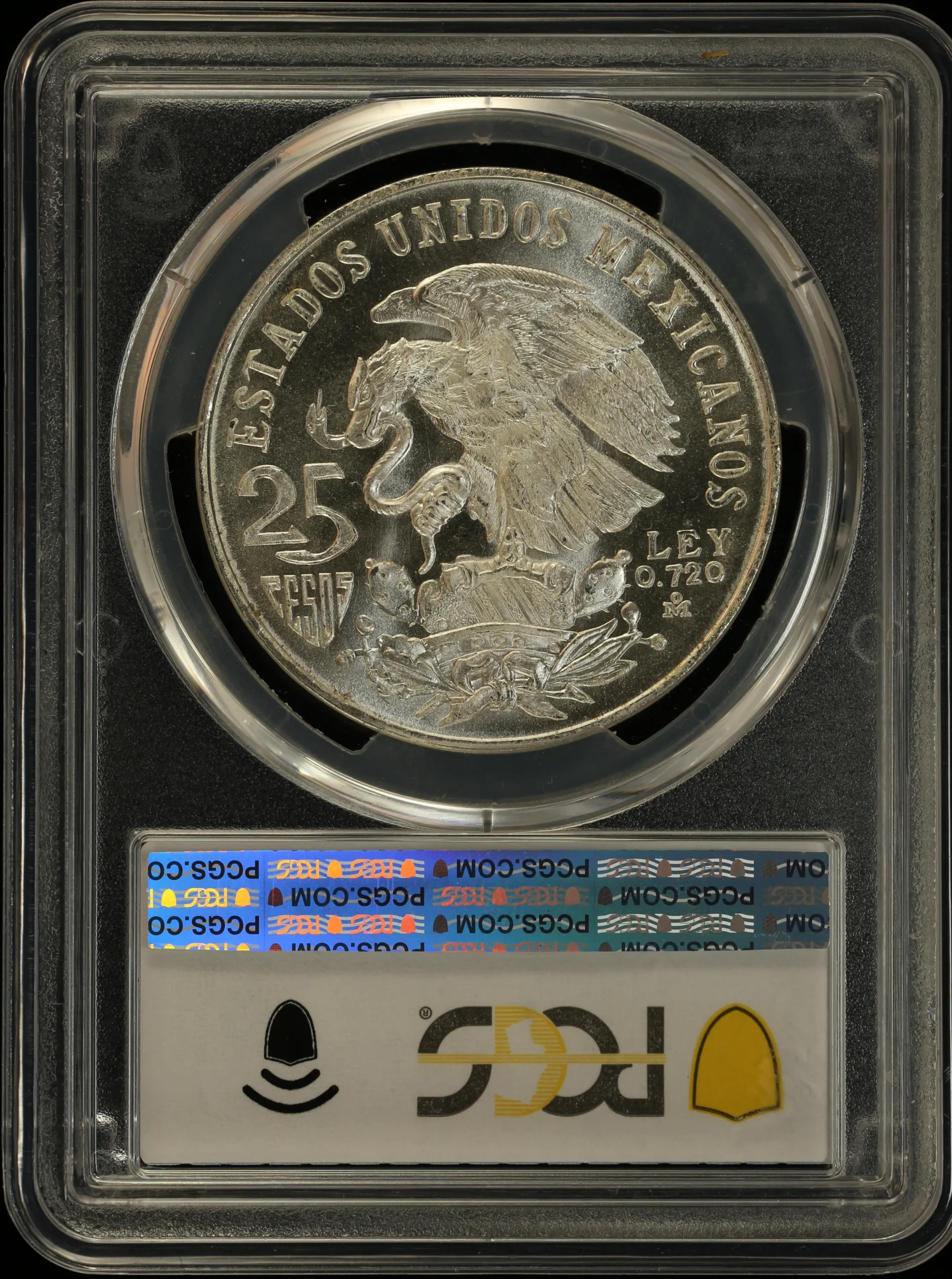 25 Peso Mexican Coins Modern Silver & Minors Modern Silver & Minors 25 Peso 1968 Mo KM-479.1 PCGS MS67+ 0163562 Modern Silver & Minors 25 Peso 1968 Mo KM-479.1 PCGS MS67+ 0163562Modern Silver & Minors 25 Peso 1968 Mo KM-479.1 PCGS MS67+ 0163562 - Image 2