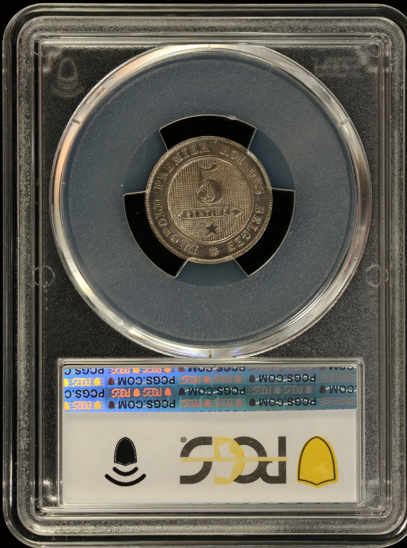 Belgium Europe World Coins Belgium 5 Centimes 1863 PCGS MS65 KM-21 0163409 Belgium 5 Centimes 1863 PCGS MS65 KM-21 0163409Belgium 5 Centimes 1863 PCGS MS65 KM-21 0163409 - Image 2
