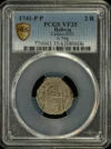 Bolivia 2 Reales 1741 P P Calico-925 PCGS VF35 0163870