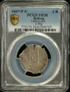 Bolivia Latin American Coins Bolivia 2 Real 1667 P E Calico-383 PCGS VF30 0163772 Bolivia 2 Real 1667 P E Calico-383 PCGS VF30 0163772