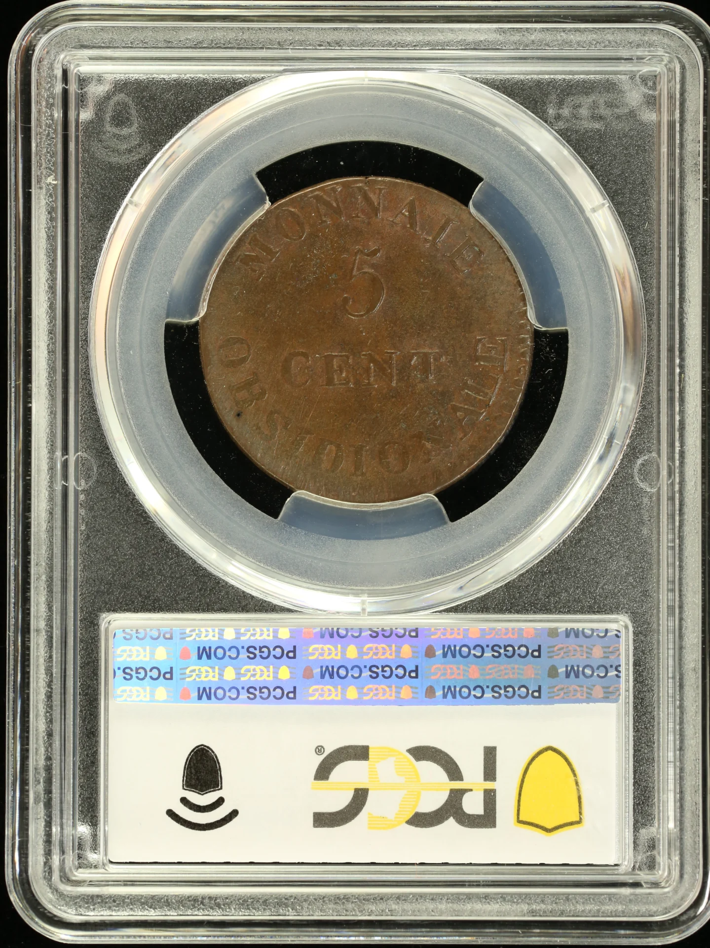 Belgium Europe World Coins Belgium 5 Cent 1814 Antwerp PCGS AU55 Gad-129a 0163387 Belgium 5 Cent 1814 Antwerp PCGS AU55 Gad-129a 0163387Belgium 5 Cent 1814 Antwerp PCGS AU55 Gad-129a 0163387 - Image 2