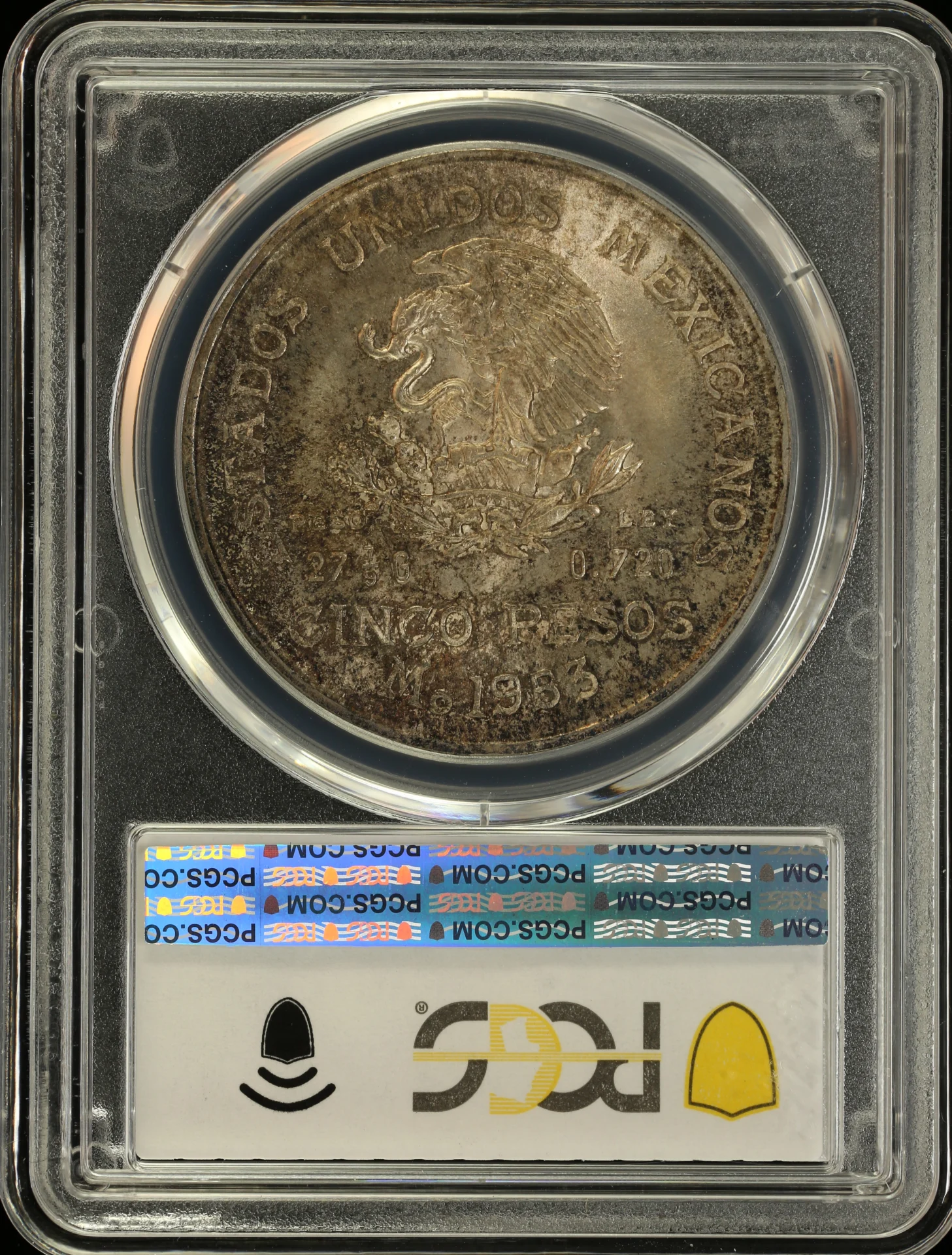 5 Peso Mexican Coins Modern Silver & Minors Modern Silver & Minors 5 Peso 1953 Mo KM-467 PCGS MS65 0163584 Modern Silver & Minors 5 Peso 1953 Mo KM-467 PCGS MS65 0163584Modern Silver & Minors 5 Peso 1953 Mo KM-467 PCGS MS65 0163584 - Image 2