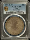 Latin American Coins Peru Peru 8 Reales 1806 L JP PCGS AU53 Calico-926 0163421 Peru 8 Reales 1806 L JP PCGS AU53 Calico-926 0163421