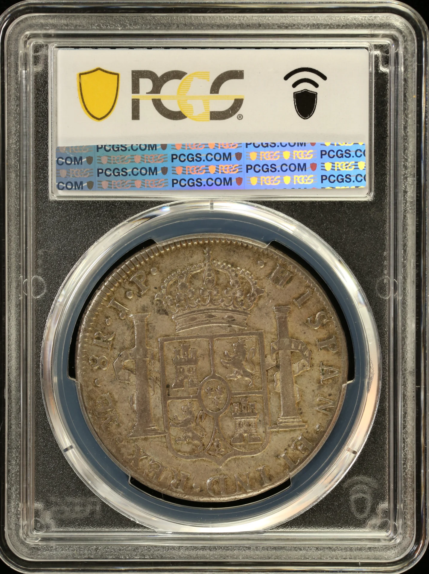 Latin American Coins Peru Peru 8 Reales 1806 L JP PCGS AU53 Calico-926 0163421 Peru 8 Reales 1806 L JP PCGS AU53 Calico-926 0163421Peru 8 Reales 1806 L JP PCGS AU53 Calico-926 0163421 - Image 2