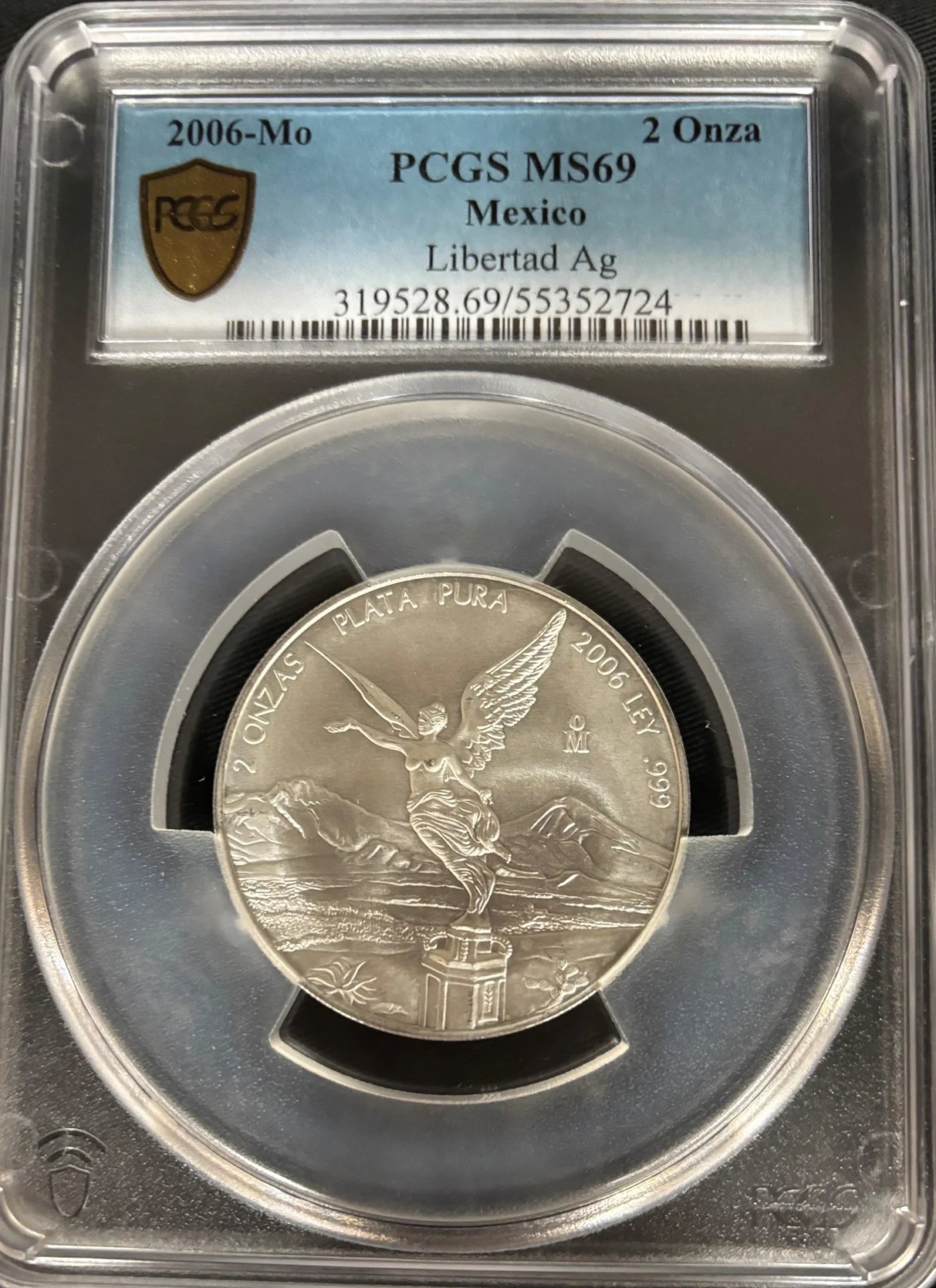Modern Silver & Minors 2 Onza 2006 Mo PCGS MS69 0164235