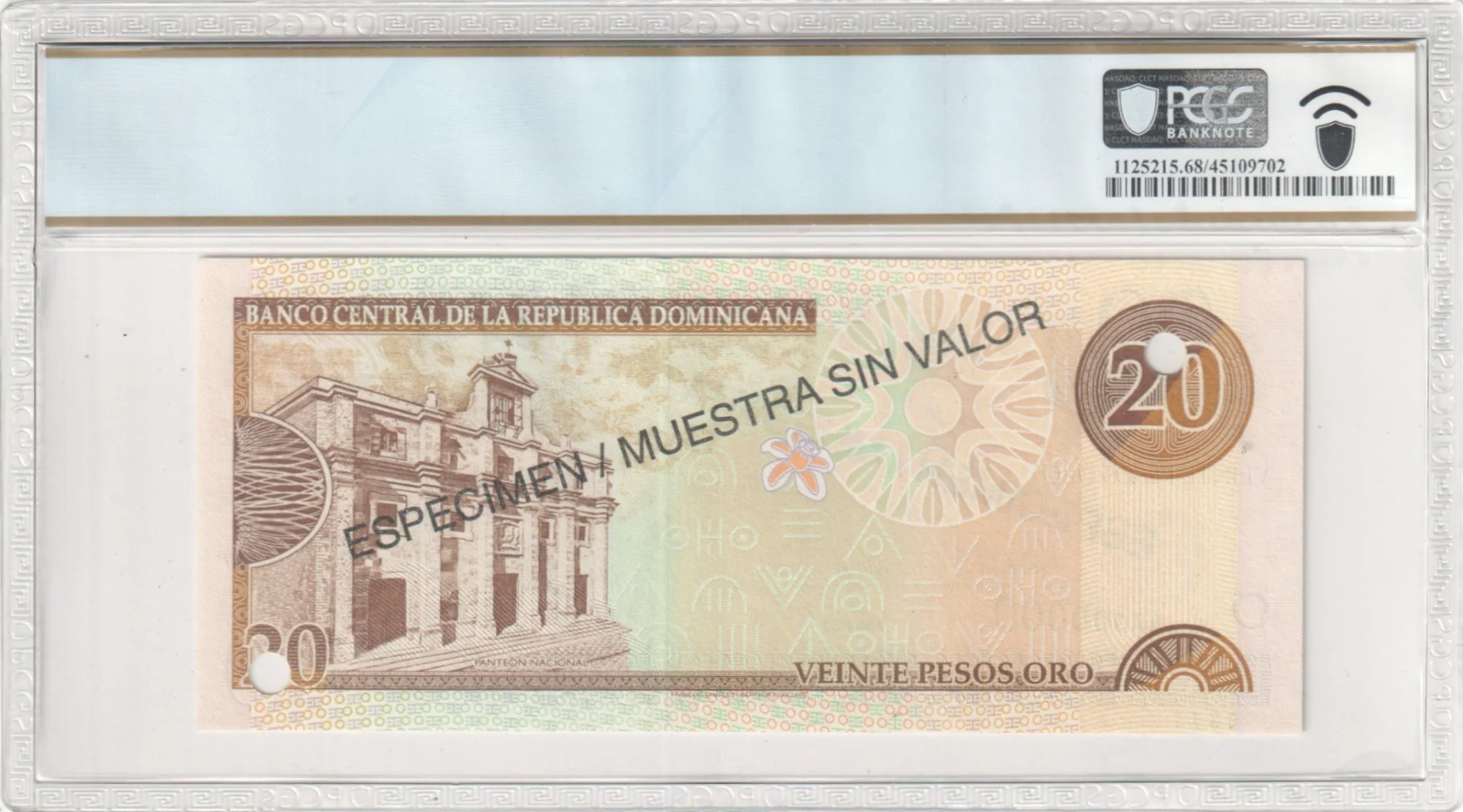 Dominican Republic World Currency Dominican Republic 20 Pesos Oro 2000 Pick #160s PCGS Superb Gem UNC68 PPQ 0164135 Dominican Republic 20 Pesos Oro 2000 Pick #160s PCGS Superb Gem UNC68 PPQ 0164135Dominican Republic 20 Pesos Oro 2000 Pick #160s PCGS Superb Gem UNC68 PPQ 0164135 - Image 2