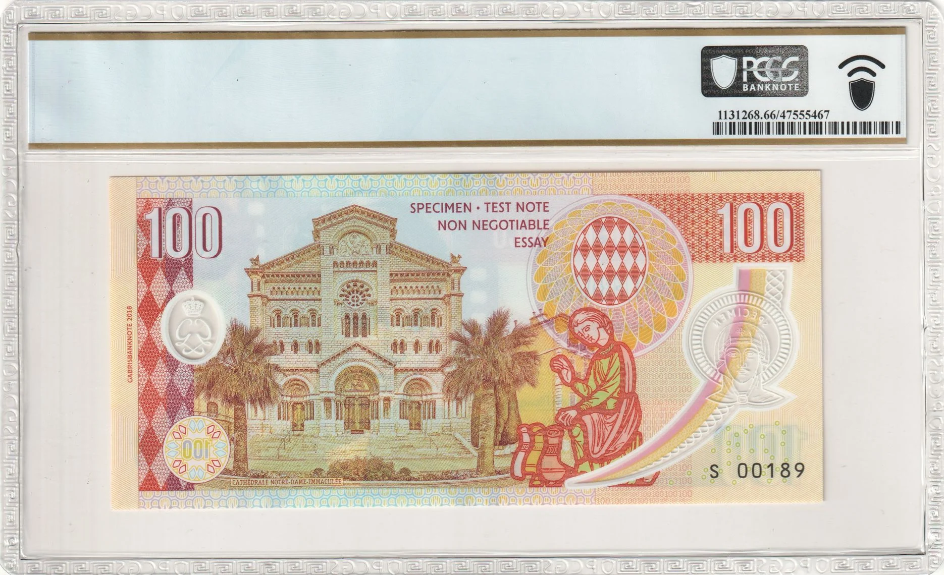 Monaco World Currency Monaco 100 Francs 2019 PCGS Gem UNC66 PPQ 0164143 Monaco 100 Francs 2019 PCGS Gem UNC66 PPQ 0164143Monaco 100 Francs 2019 PCGS Gem UNC66 PPQ 0164143 - Image 2