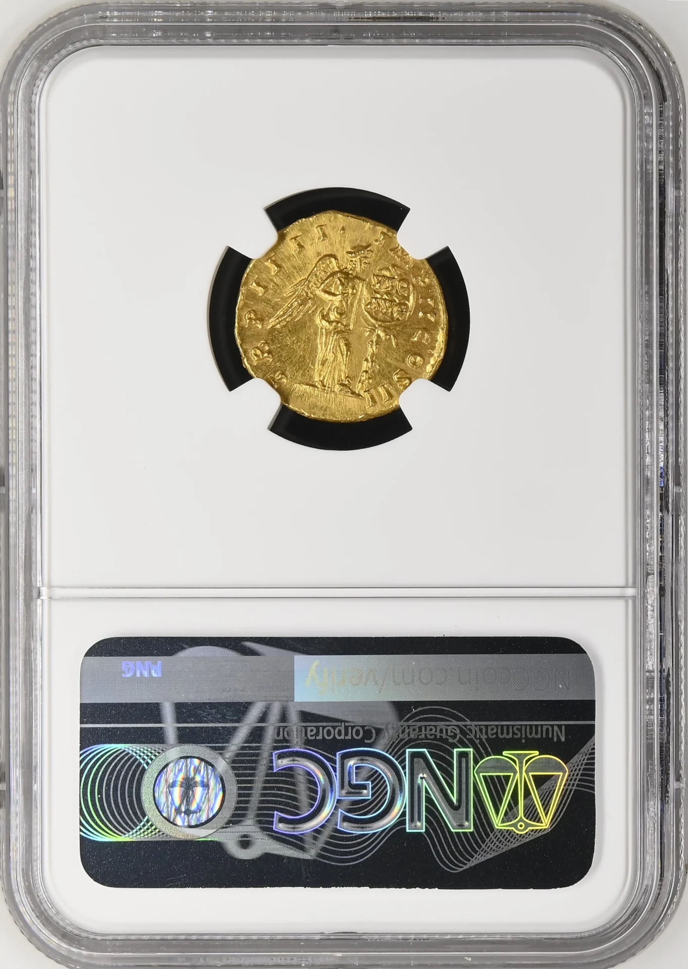 Ancient Coins Roman Imperial Roman Imperial Lucius Verus 161-169 AD AV Aureus NGC Ch MS 0164079 Roman Imperial Lucius Verus 161-169 AD AV Aureus NGC Ch MS 0164079Roman Imperial Lucius Verus 161-169 AD AV Aureus NGC Ch MS 0164079 - Image 2