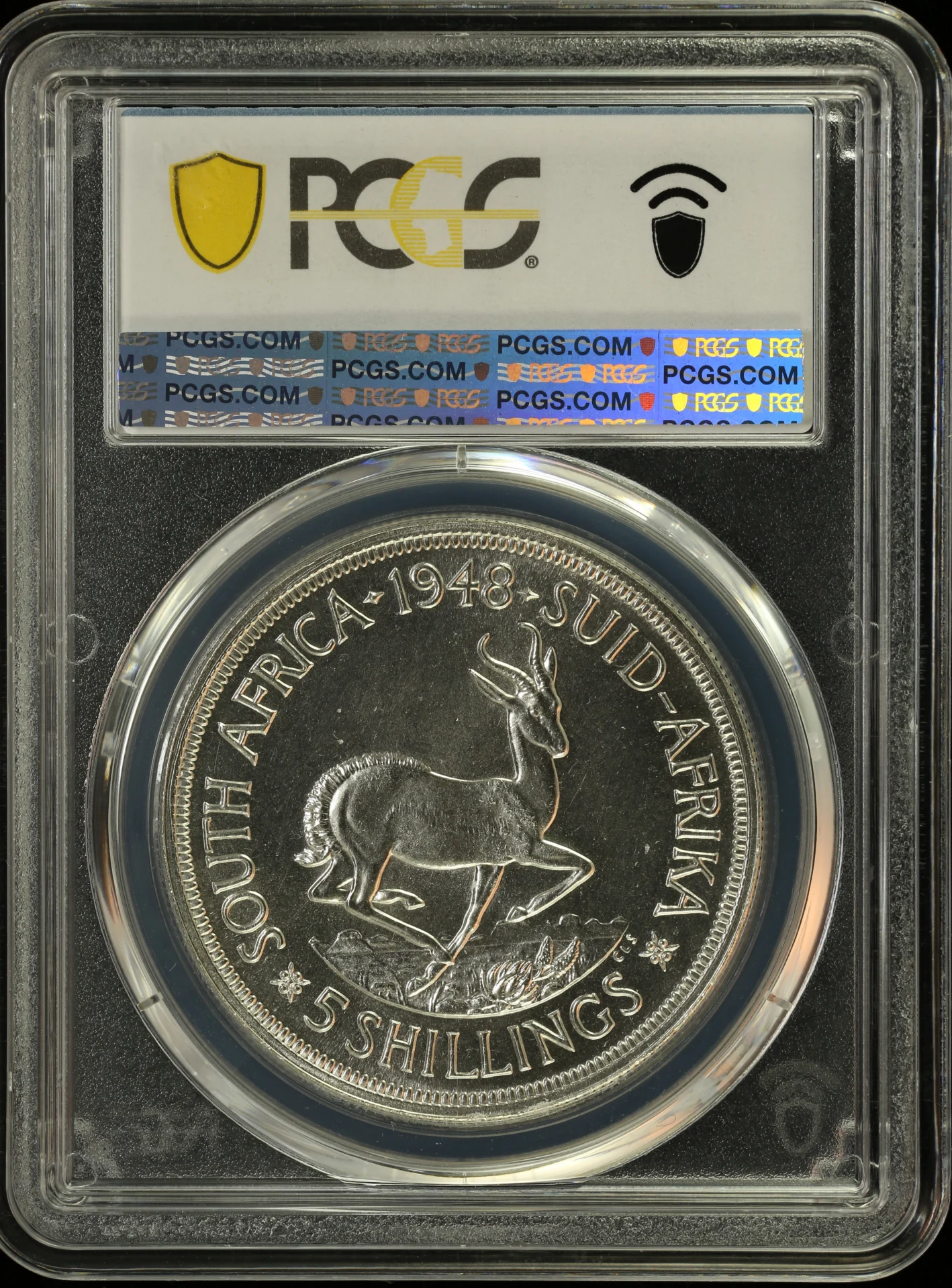 Africa South Africa World Coins South Africa 5 Shilling 1948 PCGS PL64 0164290 South Africa 5 Shilling 1948 PCGS PL64 0164290South Africa 5 Shilling 1948 PCGS PL64 0164290 - Image 2