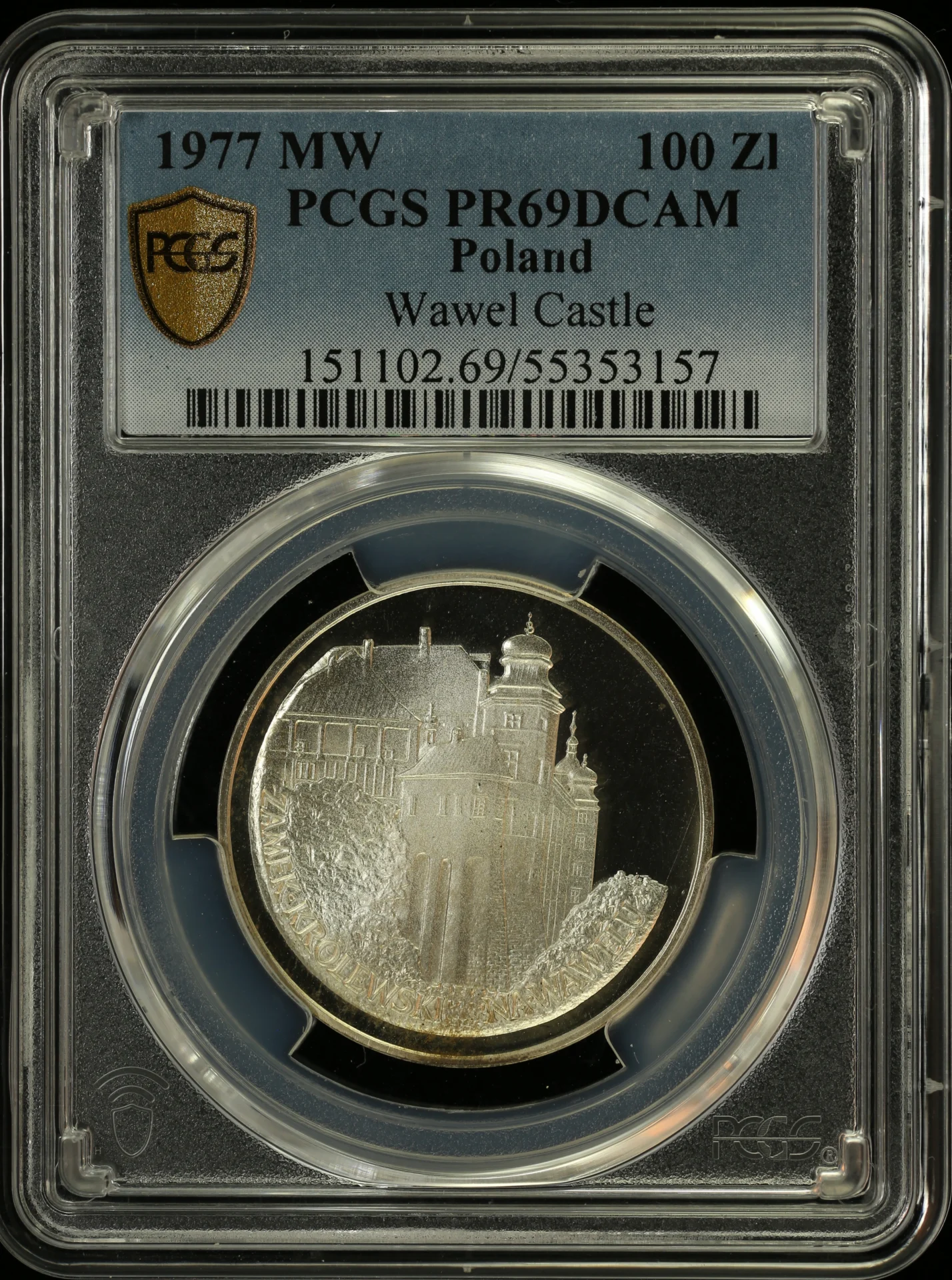 Europe Poland World Coins Poland 100 Zlotych 1977 MW PCGS PR69DCAM 0164288 Poland 100 Zlotych 1977 MW PCGS PR69DCAM 0164288Poland 100 Zlotych 1977 MW PCGS PR69DCAM 0164288