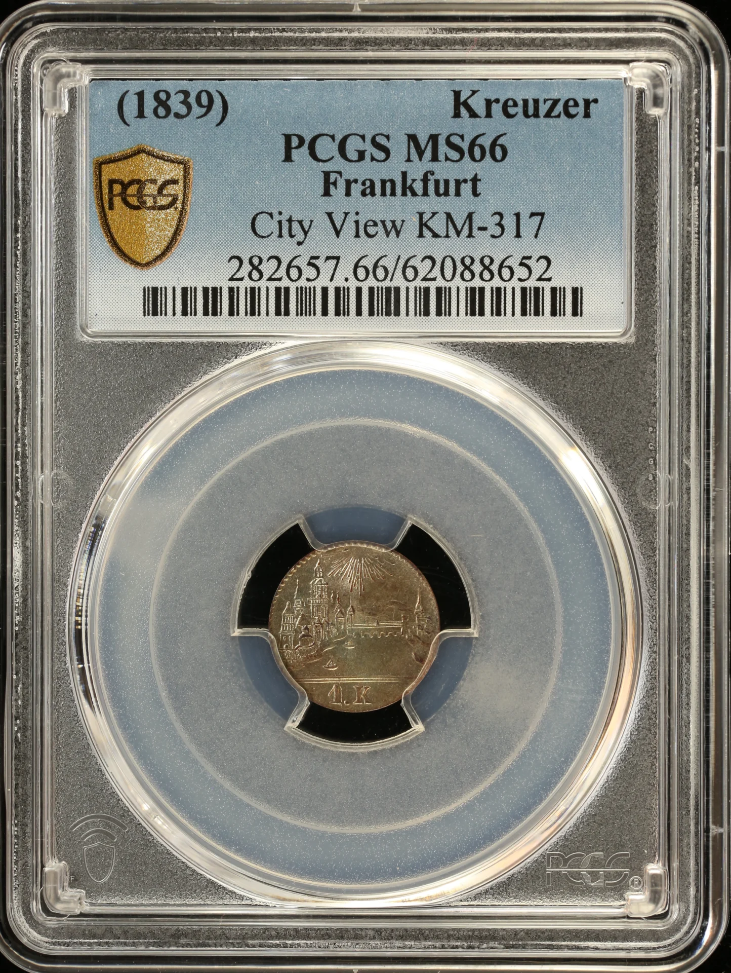 Europe Germany World Coins Germany Kreuzer (1839) Frankfurt KM-317 PCGS MS66 0164196 Germany Kreuzer (1839) Frankfurt KM-317 PCGS MS66 0164196Germany Kreuzer (1839) Frankfurt KM-317 PCGS MS66 0164196