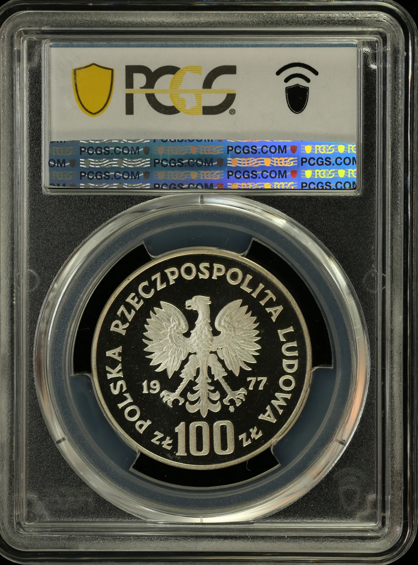 Europe Poland World Coins Poland 100 Zlotych 1977 MW PCGS PR69DCAM 0164288 Poland 100 Zlotych 1977 MW PCGS PR69DCAM 0164288Poland 100 Zlotych 1977 MW PCGS PR69DCAM 0164288 - Image 2