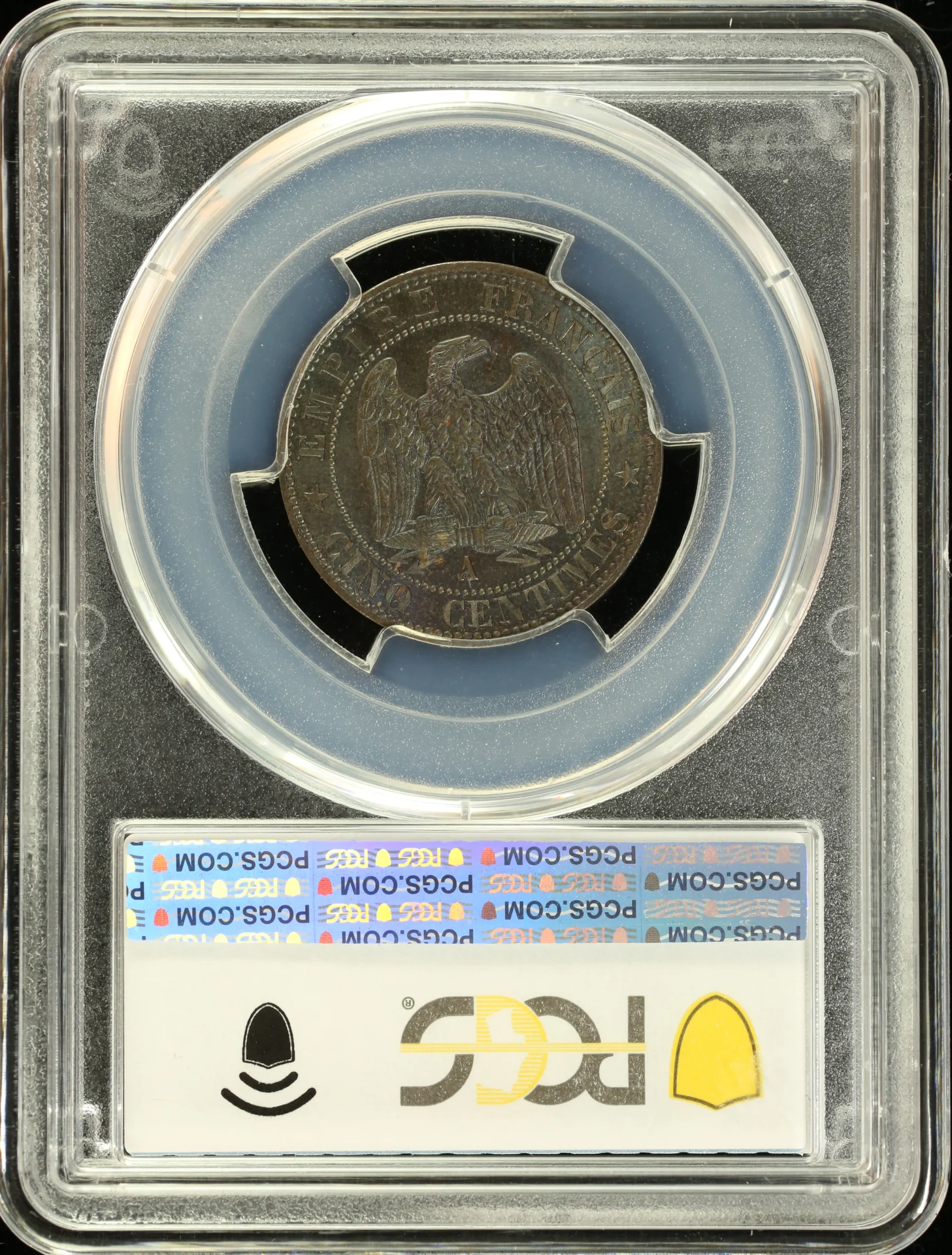 Europe France World Coins France 5 Centime 1853 A Gad-152 PCGS MS65BN 0164205 France 5 Centime 1853 A Gad-152 PCGS MS65BN 0164205France 5 Centime 1853 A Gad-152 PCGS MS65BN 0164205 - Image 2