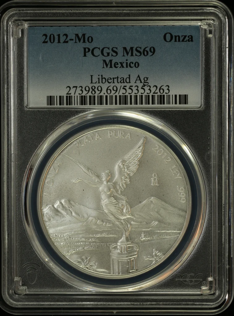 Modern Silver & Minors Onza 2012 Mo PCGS MS69 0164277