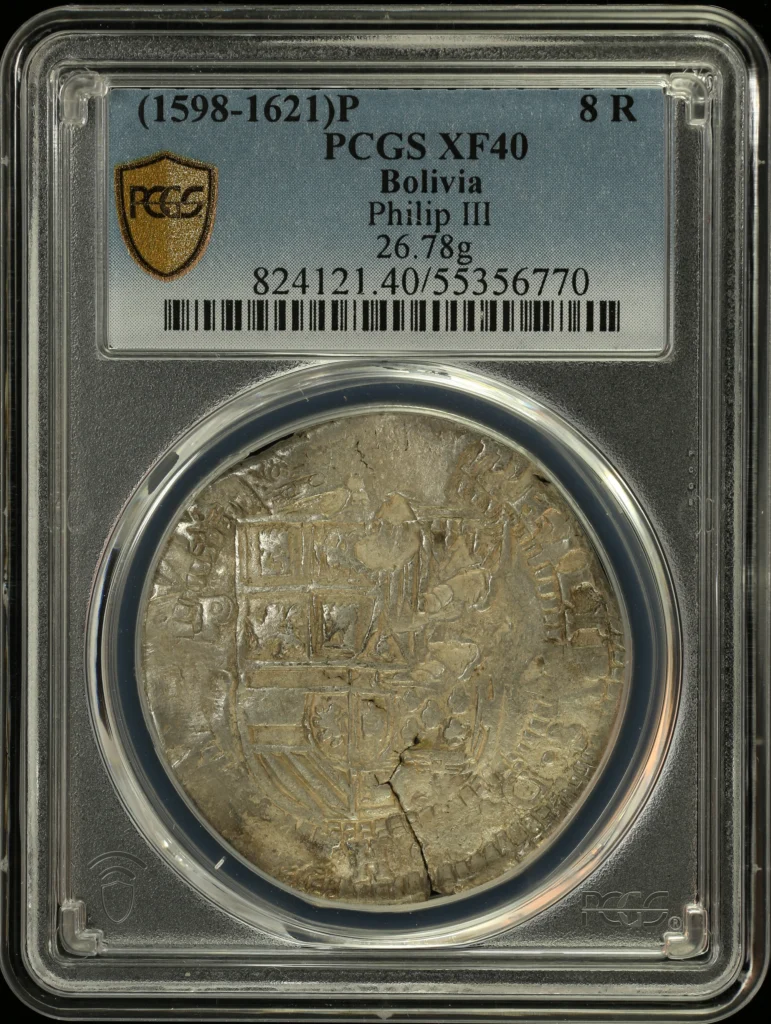 Bolivia 8 Reales (1598-1621) P PCGS XF40 0164181