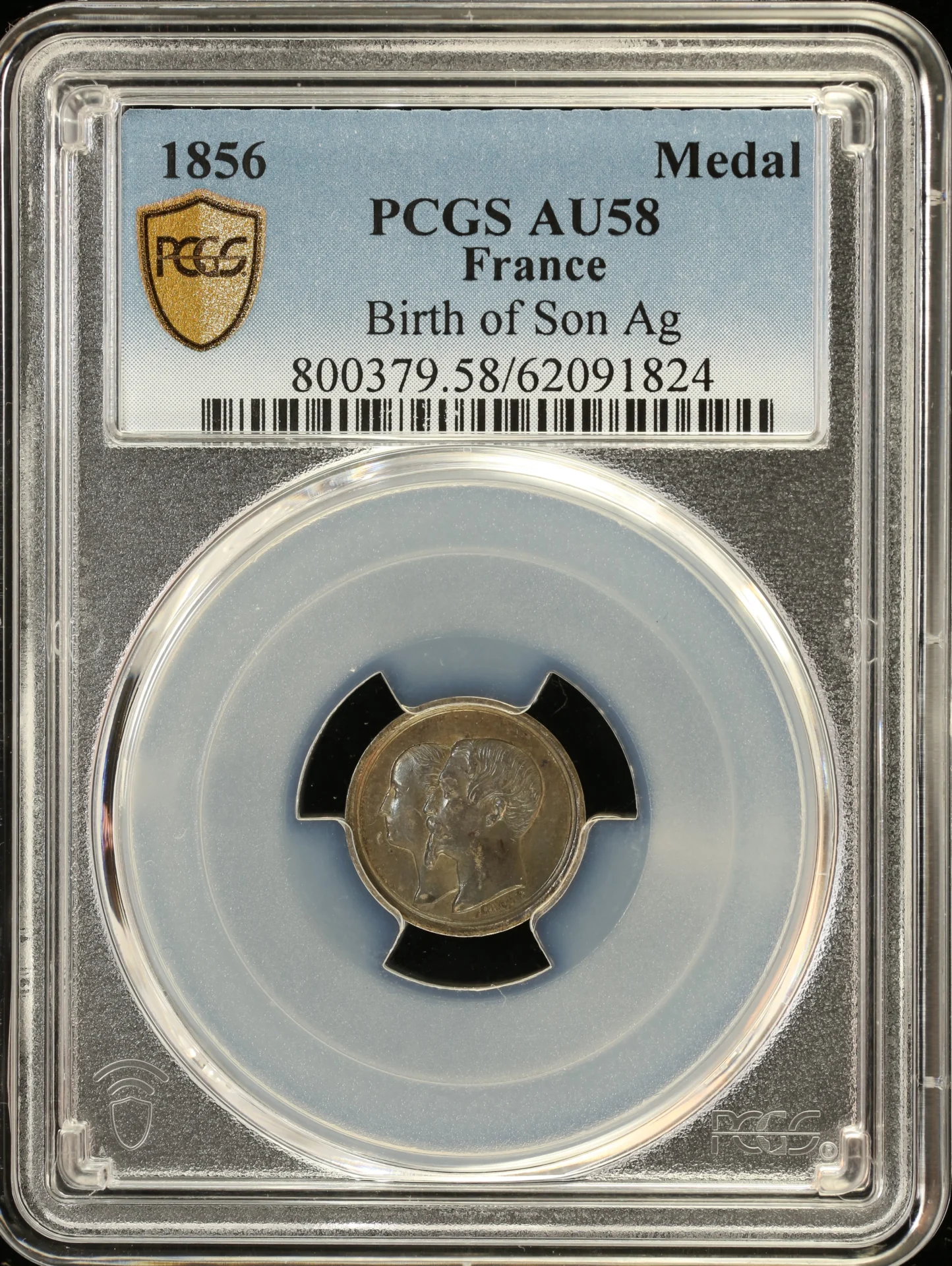 Europe France World Coins France Medal 1856 PCGS AU58 0164213 France Medal 1856 PCGS AU58 0164213France Medal 1856 PCGS AU58 0164213