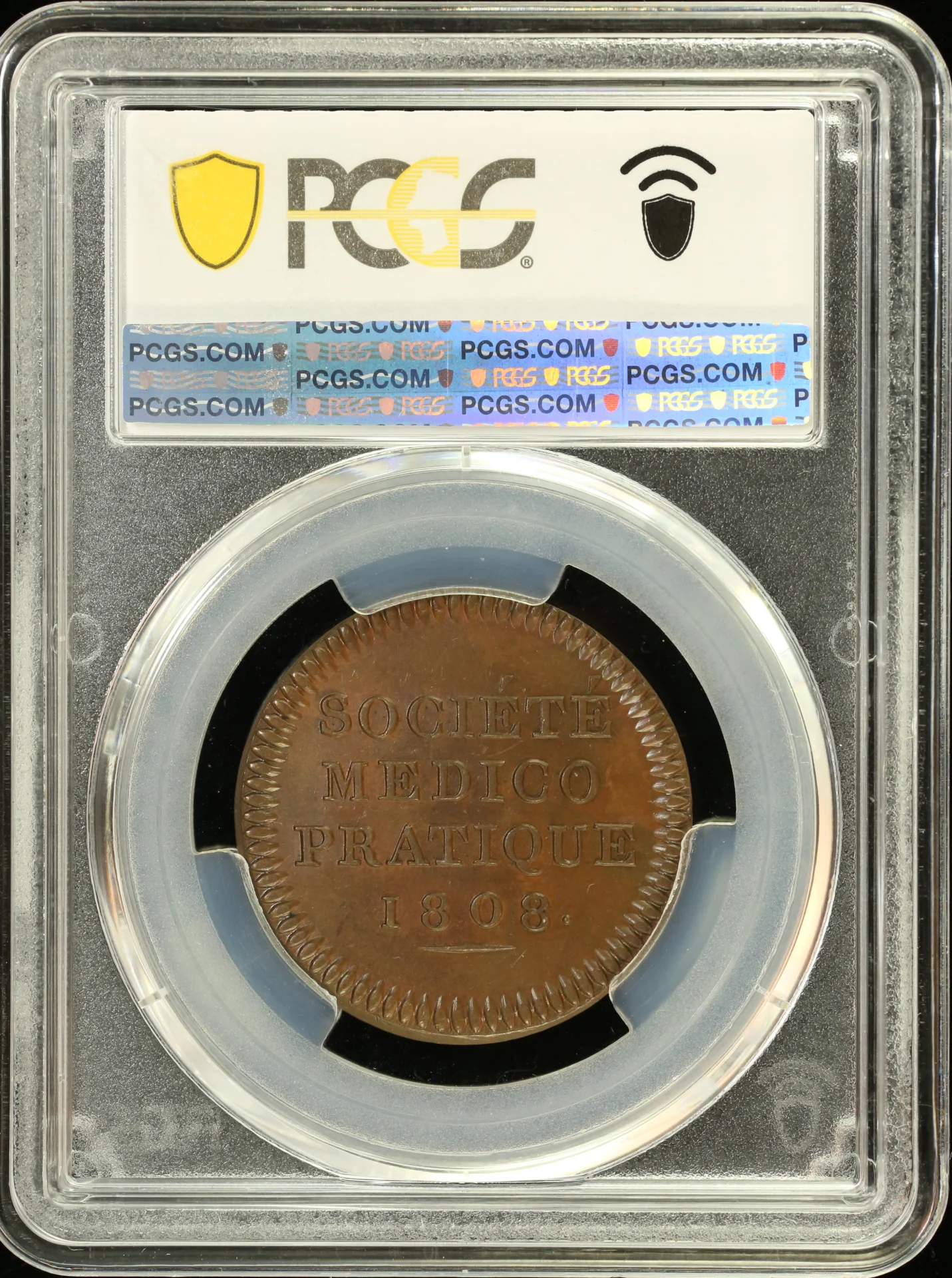 Europe France World Coins France Medal 1808 Bramsen-820 PCGS MS64BN 0164208 France Medal 1808 Bramsen-820 PCGS MS64BN 0164208France Medal 1808 Bramsen-820 PCGS MS64BN 0164208 - Image 2