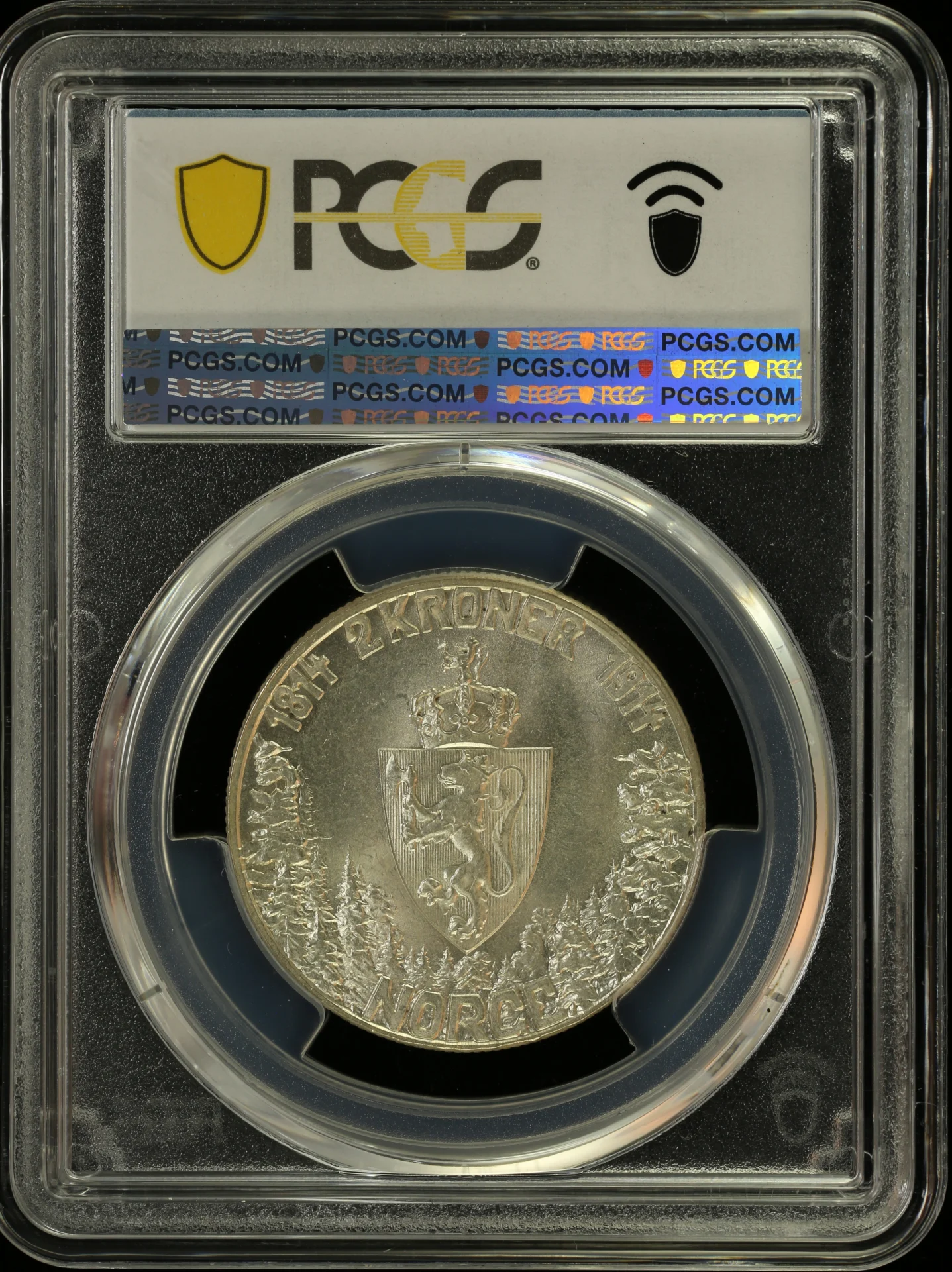 Europe Norway World Coins Norway 2 Kroner 1914 PCGS MS63 0164280 Norway 2 Kroner 1914 PCGS MS63 0164280Norway 2 Kroner 1914 PCGS MS63 0164280 - Image 2
