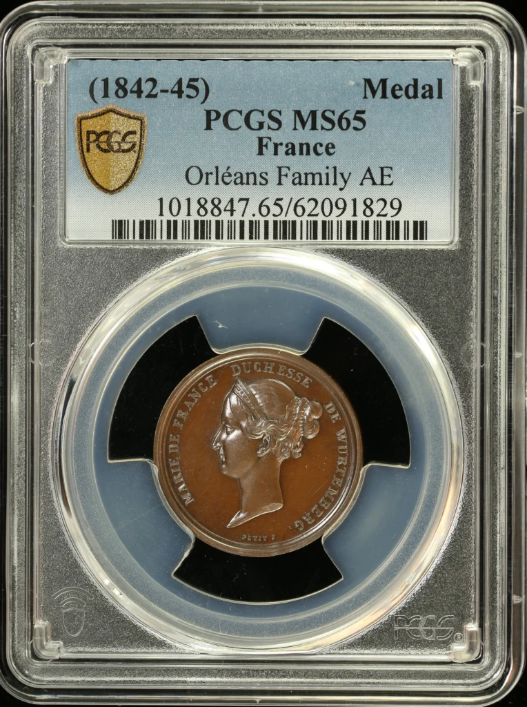 Europe France World Coins France Medal (1842-45) PCGS MS65 0164211 France Medal (1842-45) PCGS MS65 0164211