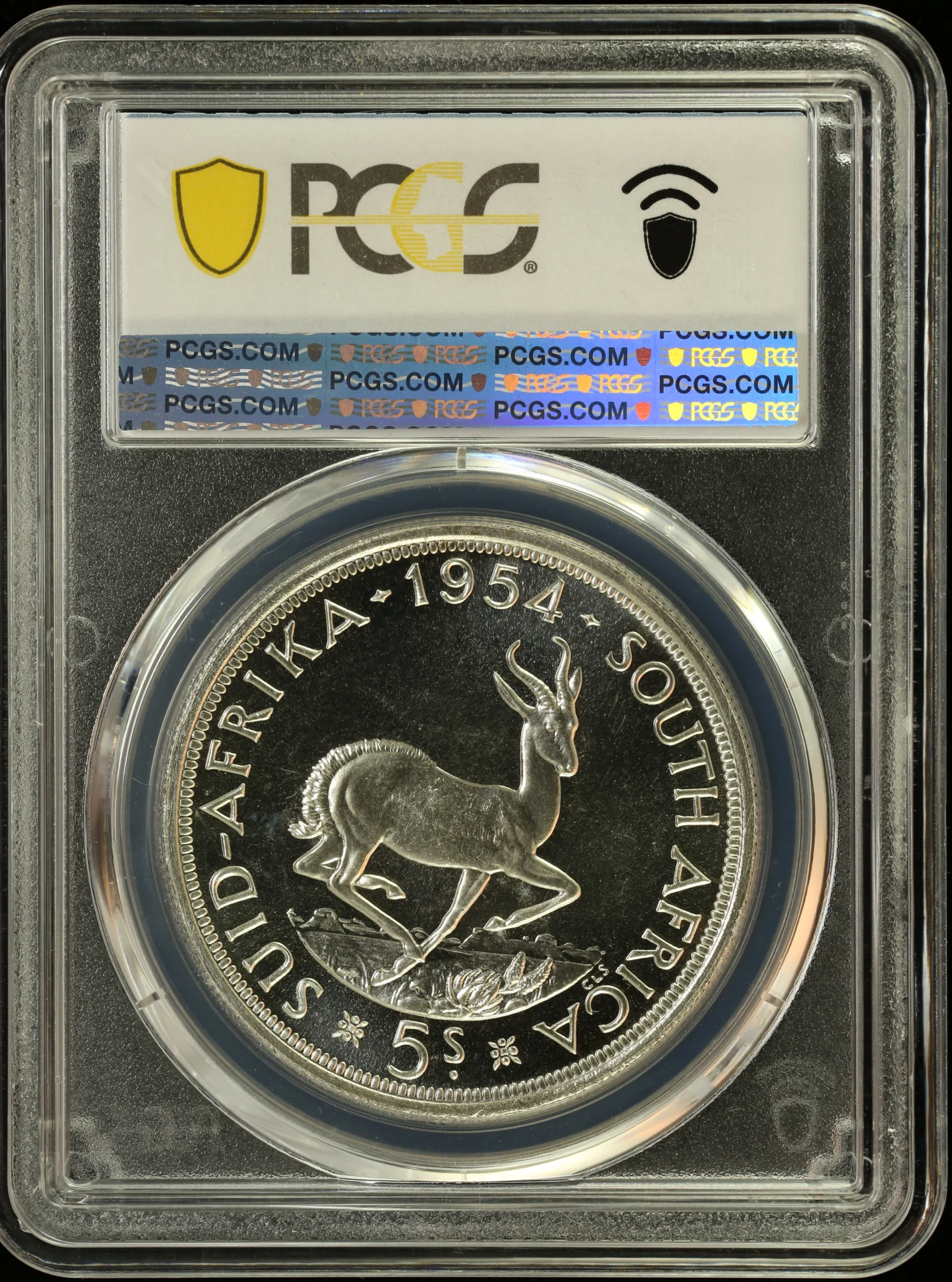 Africa South Africa World Coins South Africa 5 Shilling 1954 PCGS PR67DCAM 0164295 South Africa 5 Shilling 1954 PCGS PR67DCAM 0164295South Africa 5 Shilling 1954 PCGS PR67DCAM 0164295 - Image 2