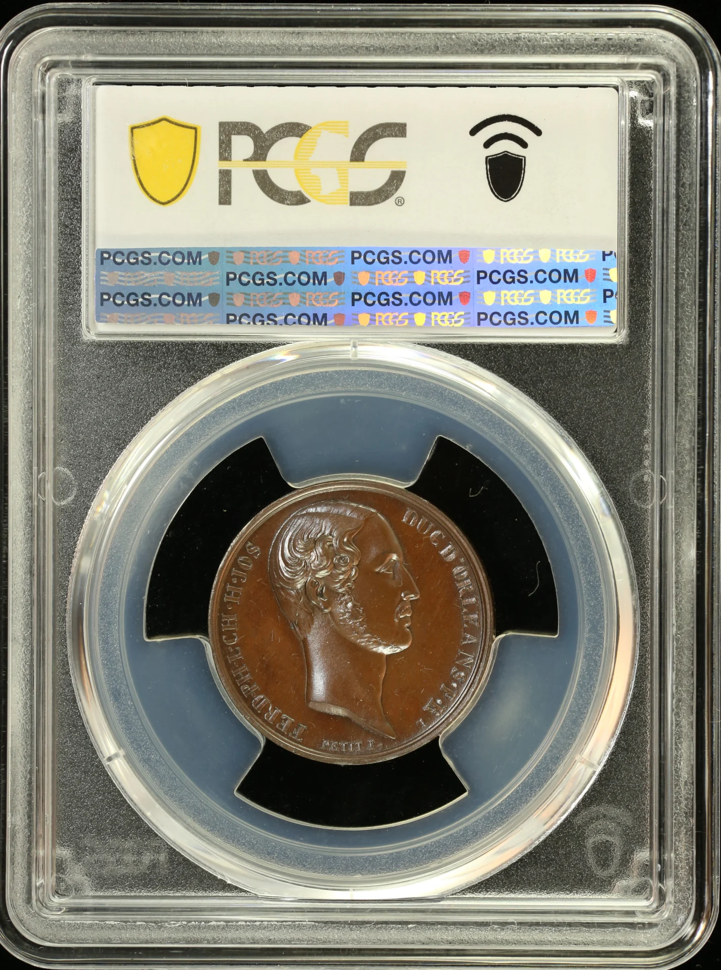 Europe France World Coins France Medal (1842-45) PCGS MS65 0164211 France Medal (1842-45) PCGS MS65 0164211France Medal (1842-45) PCGS MS65 0164211 - Image 2