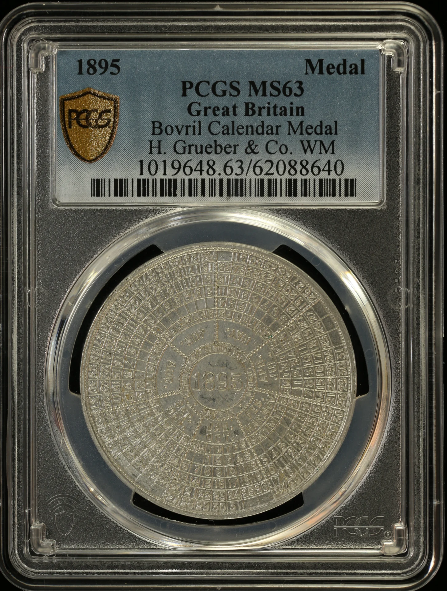 Europe UK (Great Britain) World Coins UK (Great Britain) Bovril Calendar Medal 1895 PCGS MS63 0164189 UK (Great Britain) Bovril Calendar Medal 1895 PCGS MS63 0164189UK (Great Britain) Bovril Calendar Medal 1895 PCGS MS63 0164189