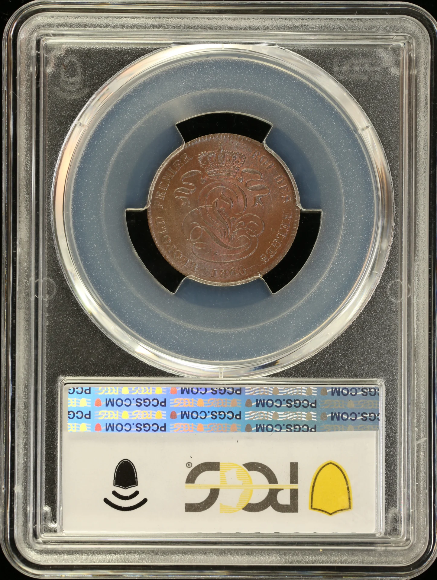 Belgium Europe World Coins Belgium 2 Centavo 1863 KM-4.2 PCGS MS65BN 0164216 Belgium 2 Centavo 1863 KM-4.2 PCGS MS65BN 0164216Belgium 2 Centavo 1863 KM-4.2 PCGS MS65BN 0164216 - Image 2