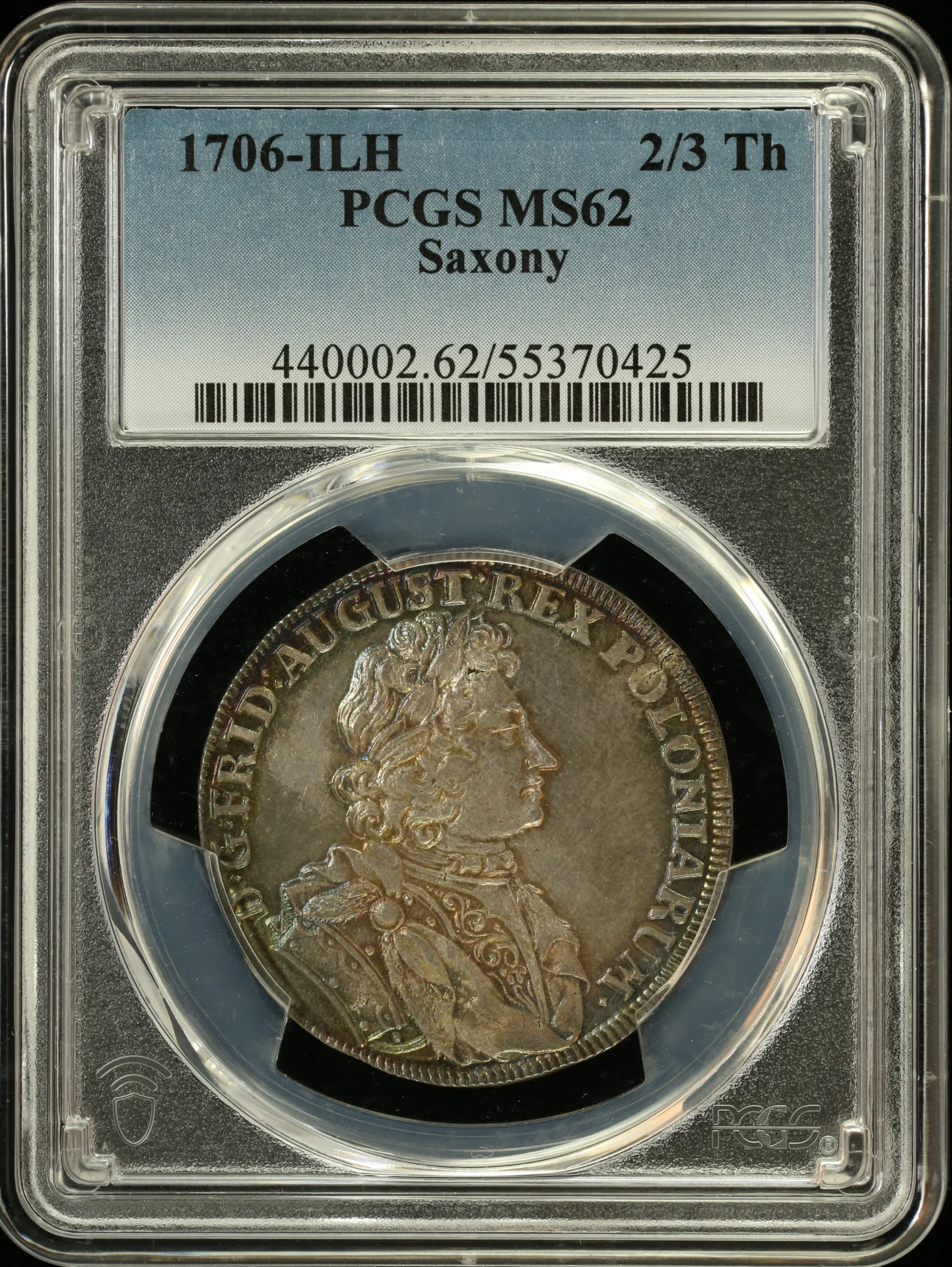 Europe Germany World Coins Germany 2/3 Thaler 1706 Saxony ILH PCGS MS62 0164118 Germany 2/3 Thaler 1706 Saxony ILH PCGS MS62 0164118
