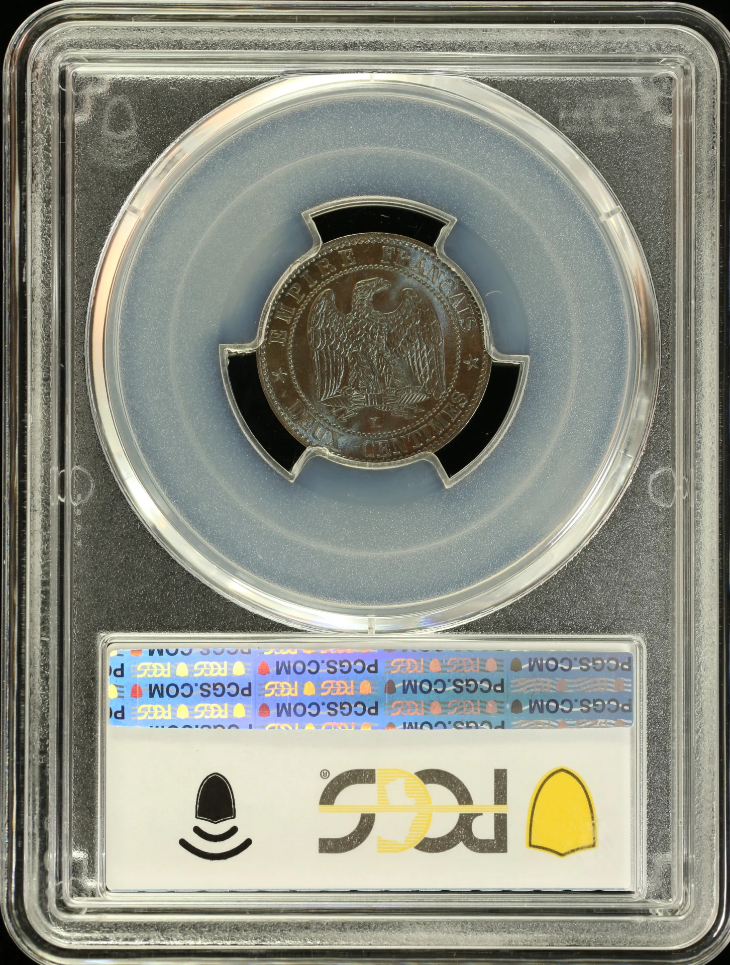 Europe France World Coins France 2 Centime 1862 K Gad-104 PCGS MS65BN 0164203 France 2 Centime 1862 K Gad-104 PCGS MS65BN 0164203France 2 Centime 1862 K Gad-104 PCGS MS65BN 0164203 - Image 2