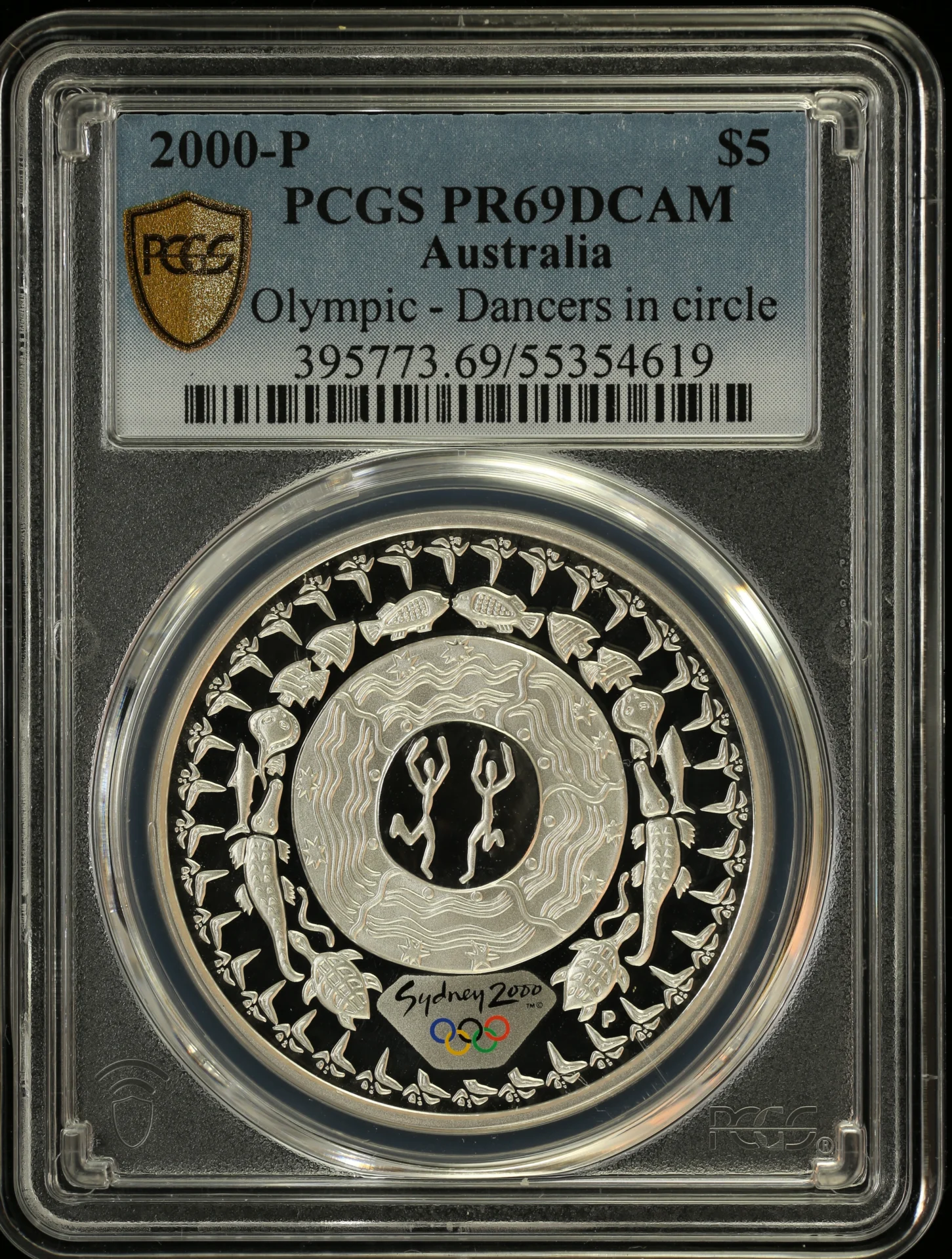 Australia Australia & Oceania World Coins Australia 5 Dollars 2000 P PCGS PR69DCAM 0164220 Australia 5 Dollars 2000 P PCGS PR69DCAM 0164220