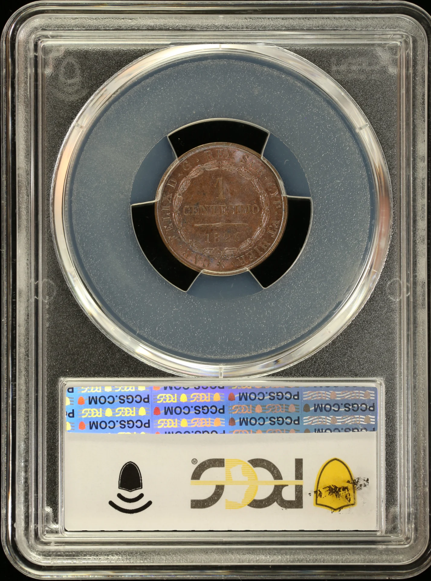 Europe Italy/San Marino/Vatican World Coins Italy/San Marino/Vatican Centesimo 1826 Sardinia P PCGS MS64BN 0164191 Italy/San Marino/Vatican Centesimo 1826 Sardinia P PCGS MS64BN 0164191Italy/San Marino/Vatican Centesimo 1826 Sardinia P PCGS MS64BN 0164191 - Image 2