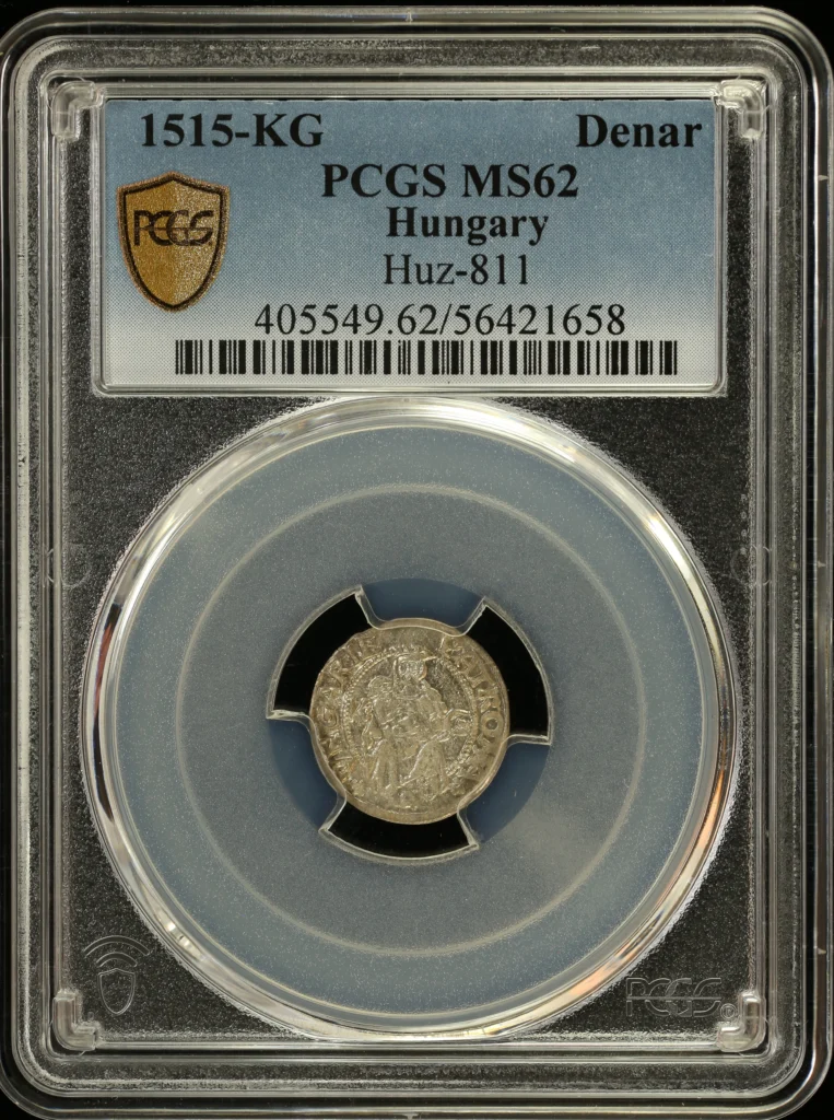Hungary Denar 1515 KG Huz-811 PCGS MS62 0164175