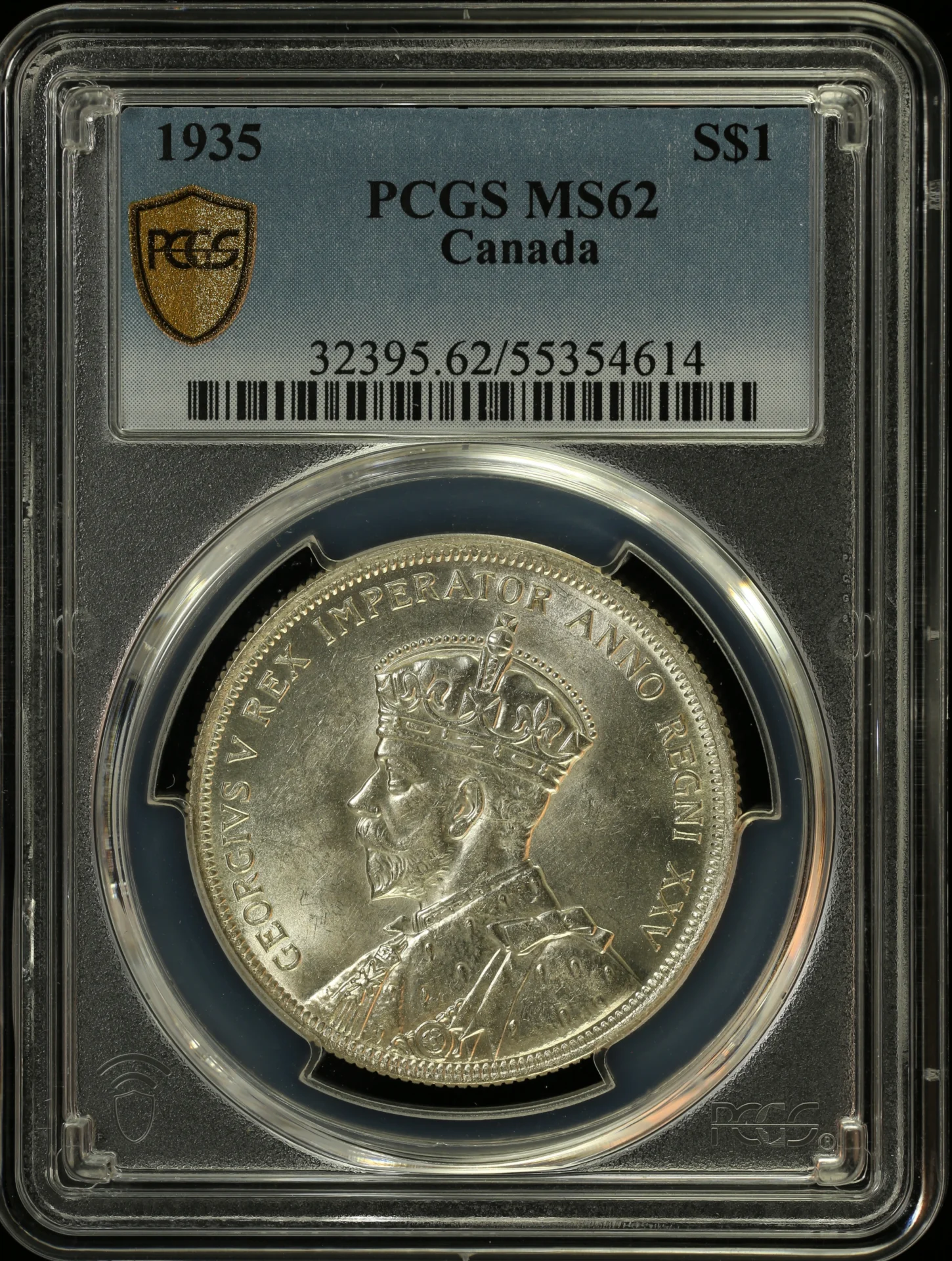 Canada North America World Coins Canada Dollar 1935 PCGS MS62 0164244 Canada Dollar 1935 PCGS MS62 0164244Canada Dollar 1935 PCGS MS62 0164244
